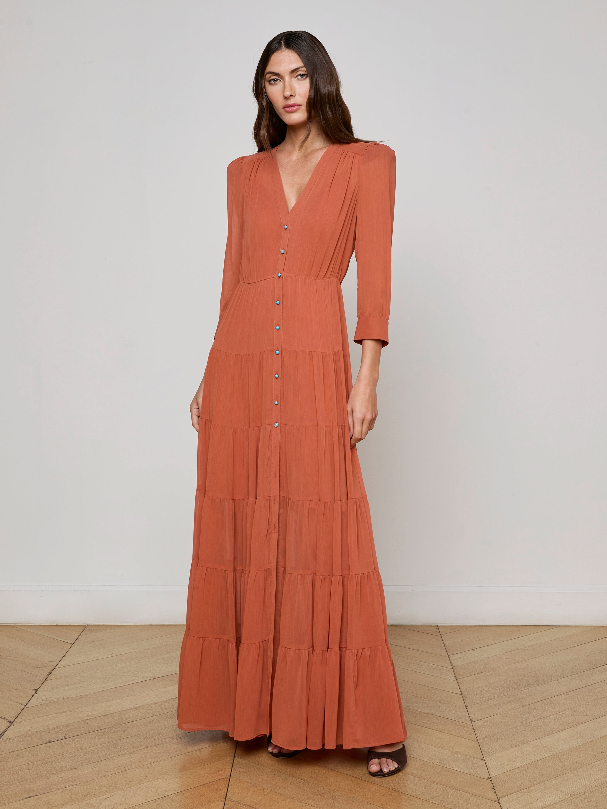 Seraphina Tiered Maxi Dress - 6