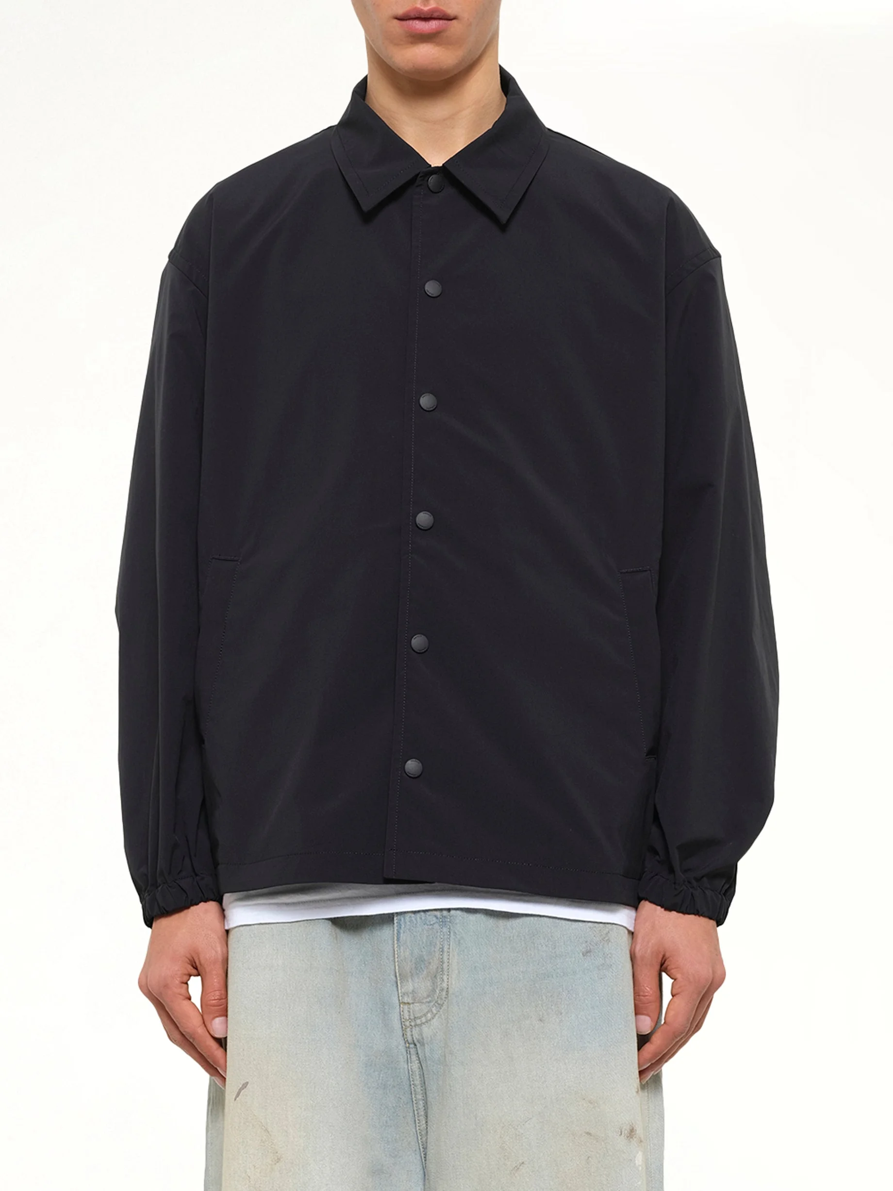 Blur Coach Jacket in Black - 1