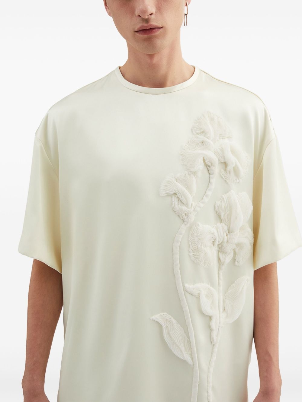 embroidered T-shirt - 4