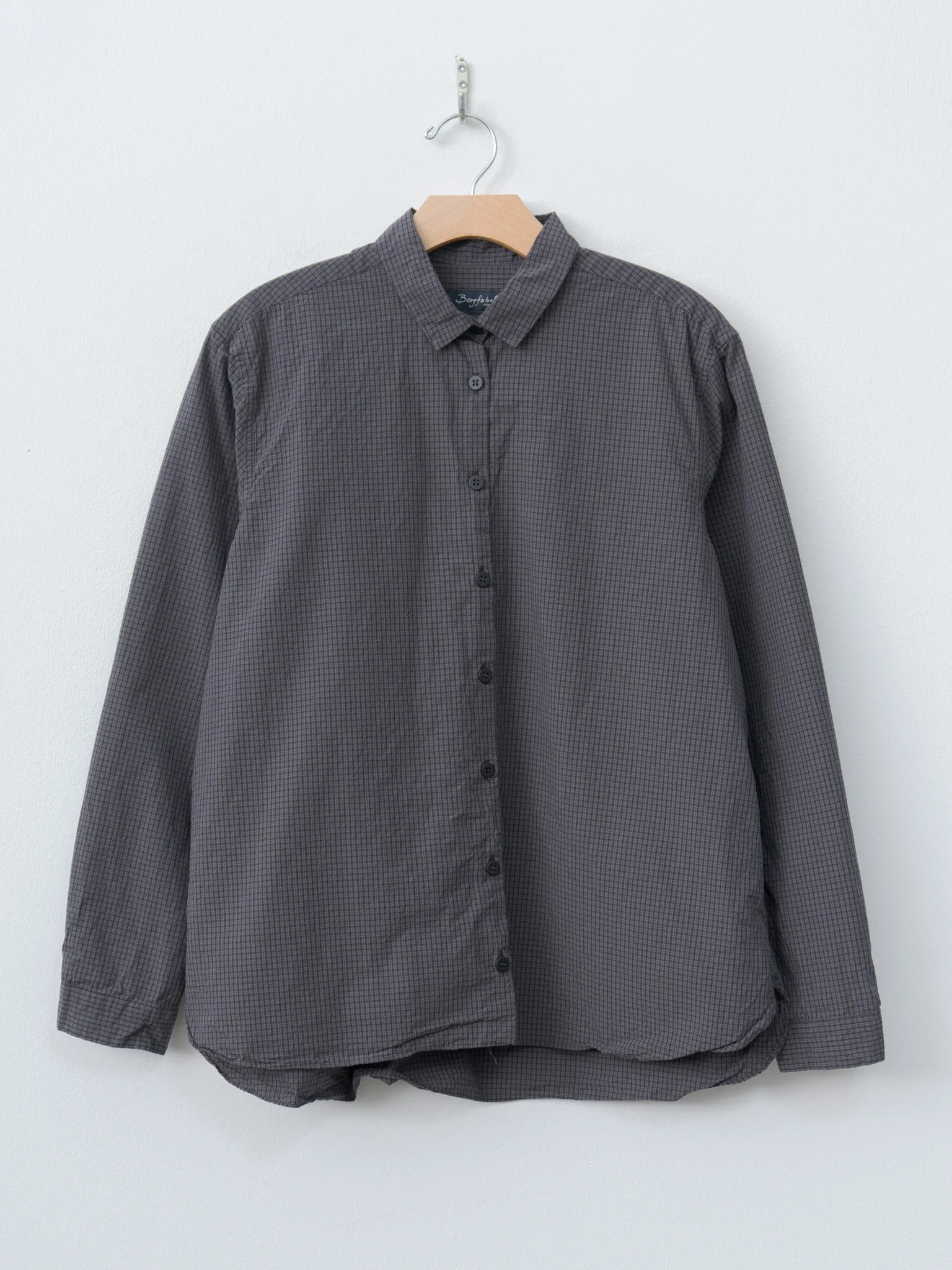 Loose Tyrol Shirt - Gray Check - 1