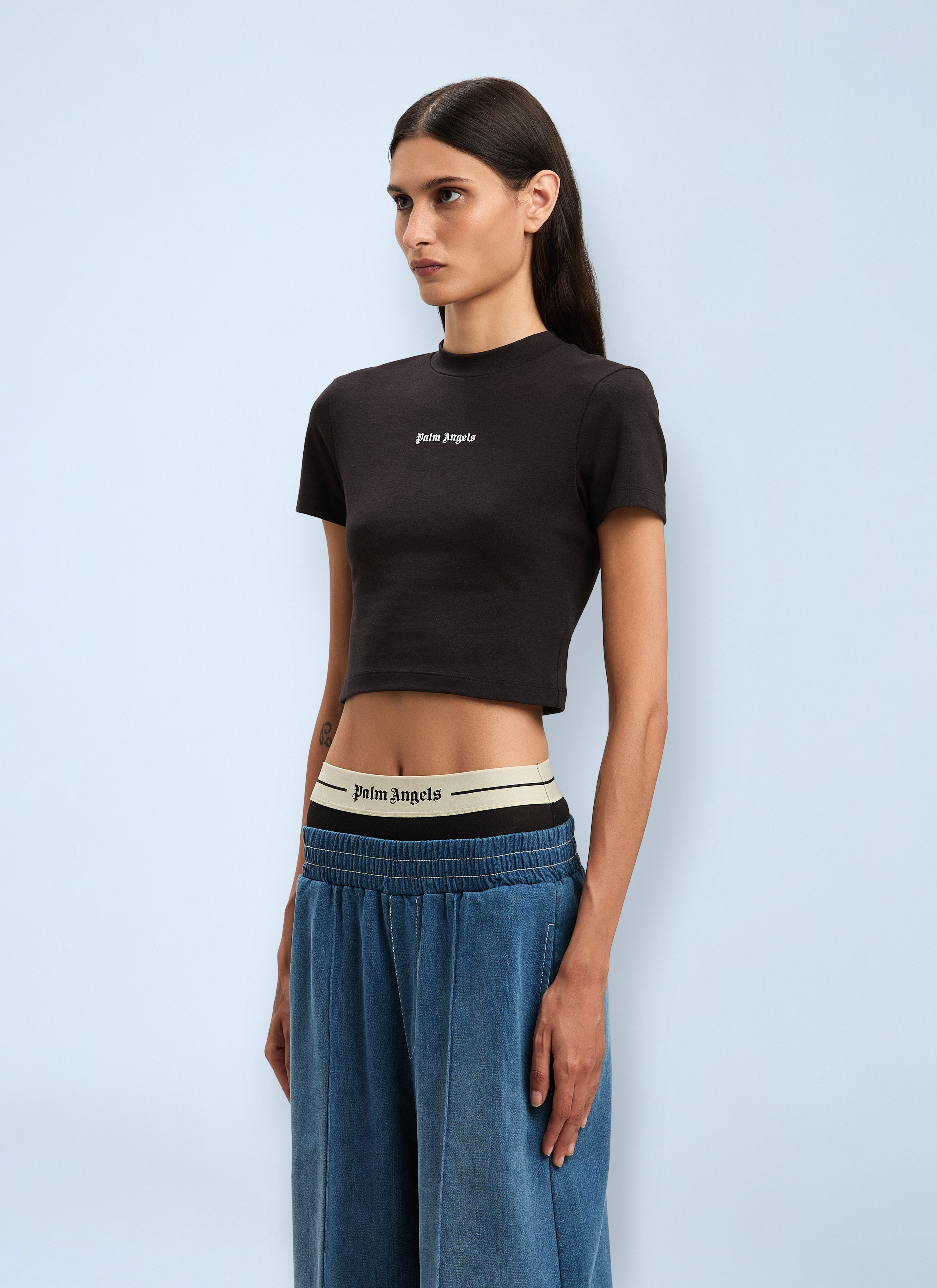 Palm Angels Women Logo Motif T-Shirt - 3
