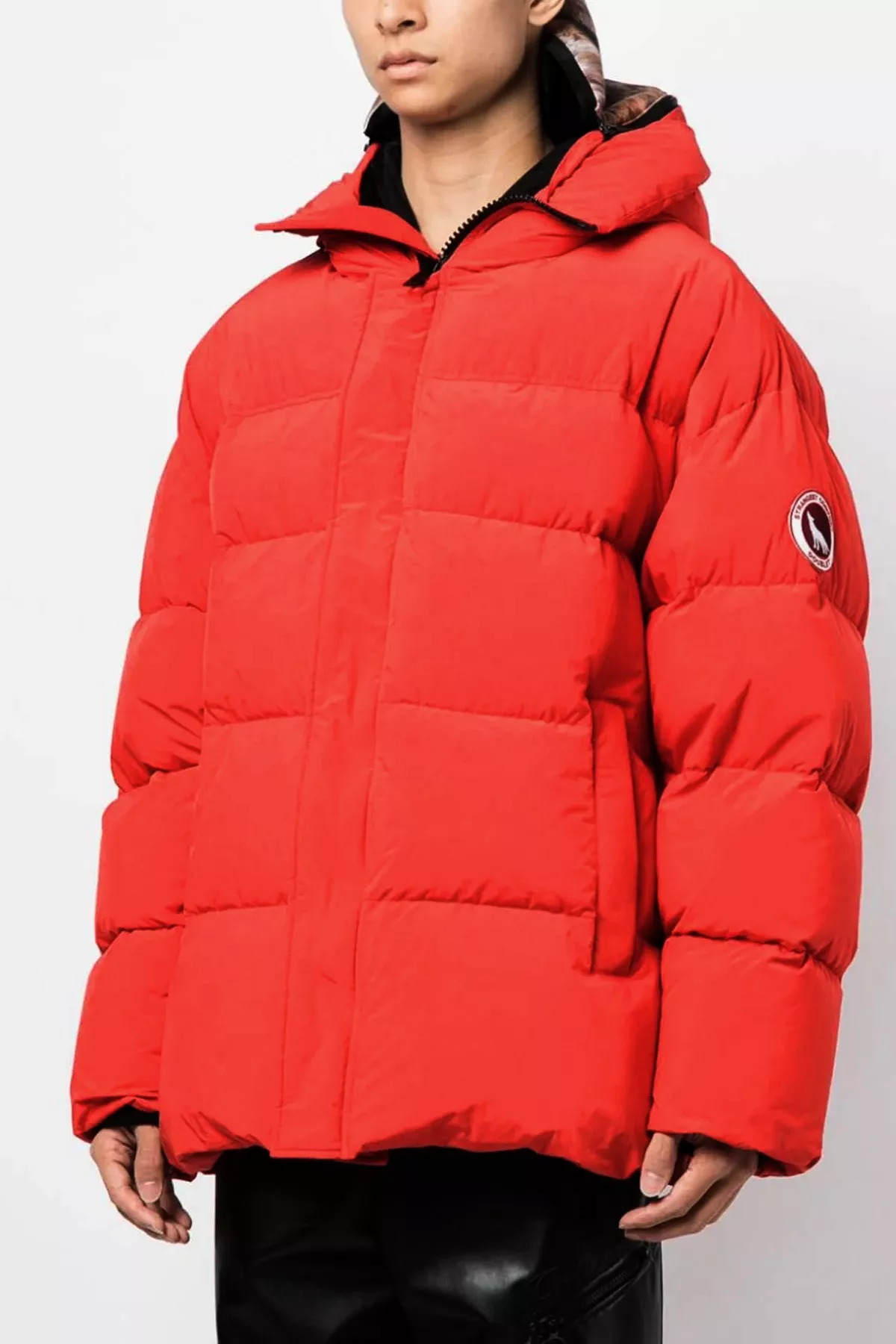 'Animal trim' down jacket - 2