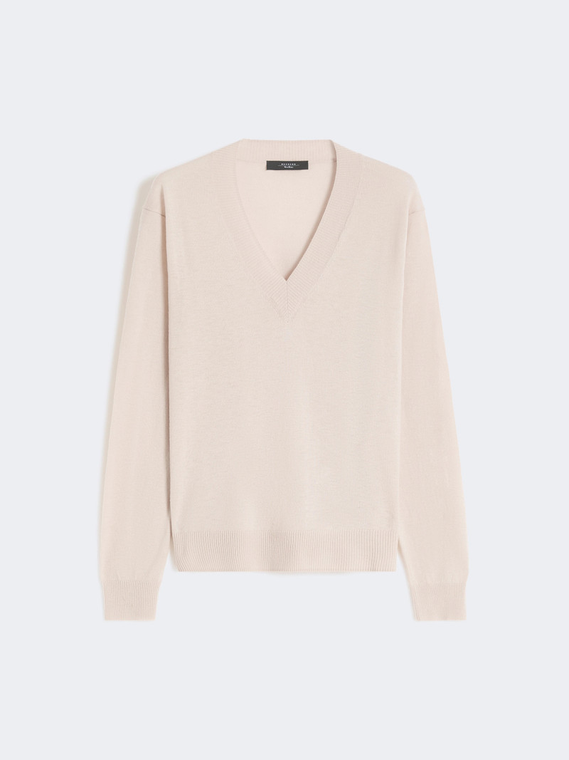 ESTREMO Wool and cashmere sweater - BEIGE 6
