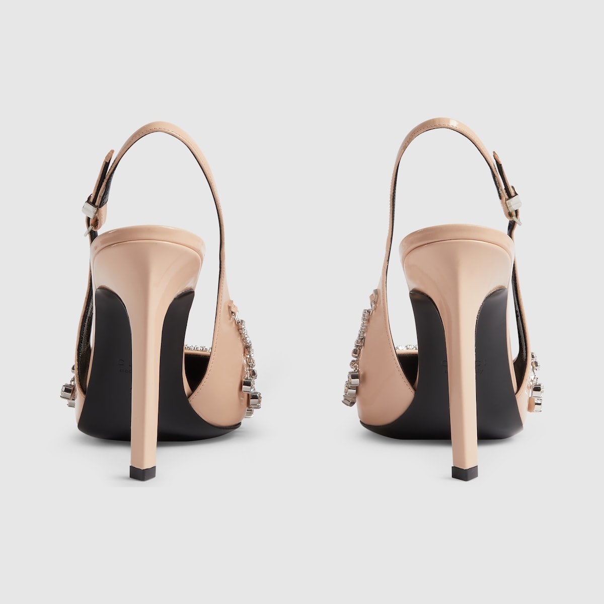 Women's pump with crystal chain - 4