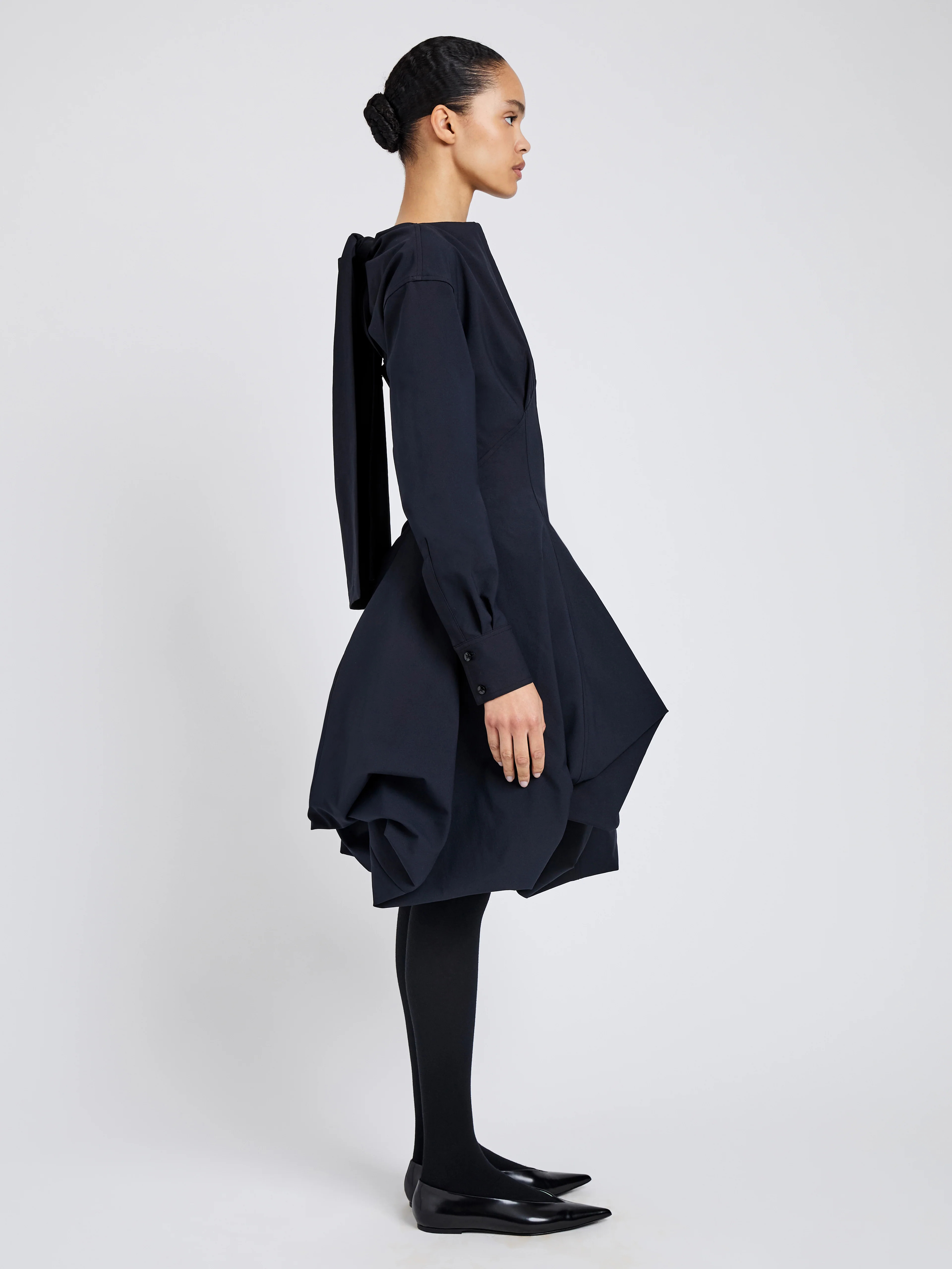 Tiana Dress in Bi Stretch Cotton Nylon - 3