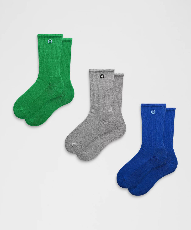 Unisex Daily Essential Crew Socks *3 Pack 1