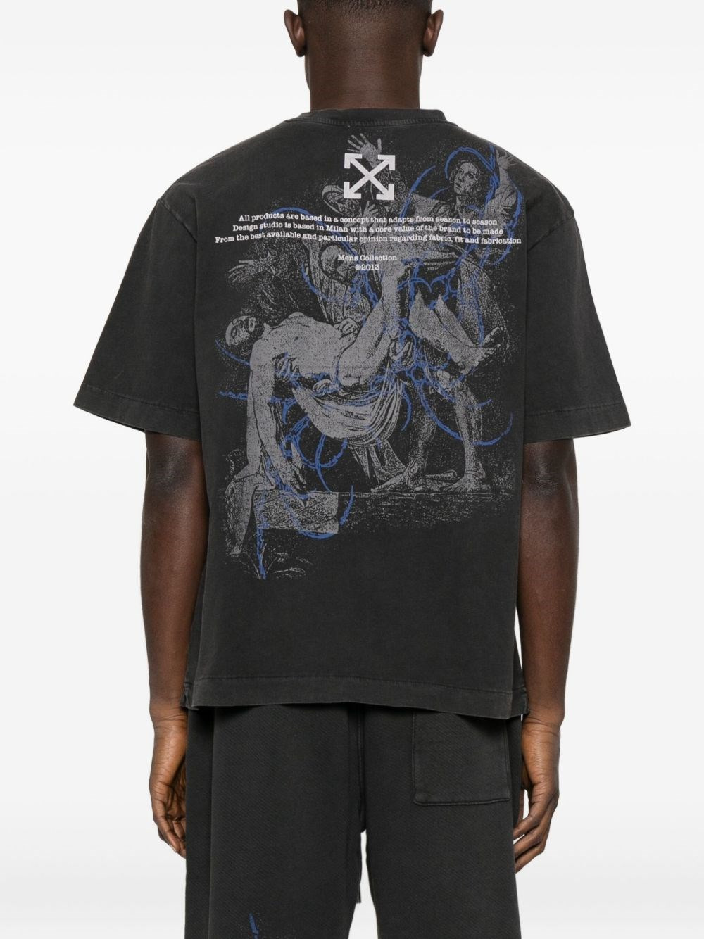 Faded Painting Skate cotton t-shirt - 2