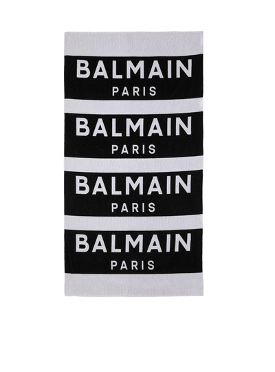 Balmain Balmain logo beach towel outlook