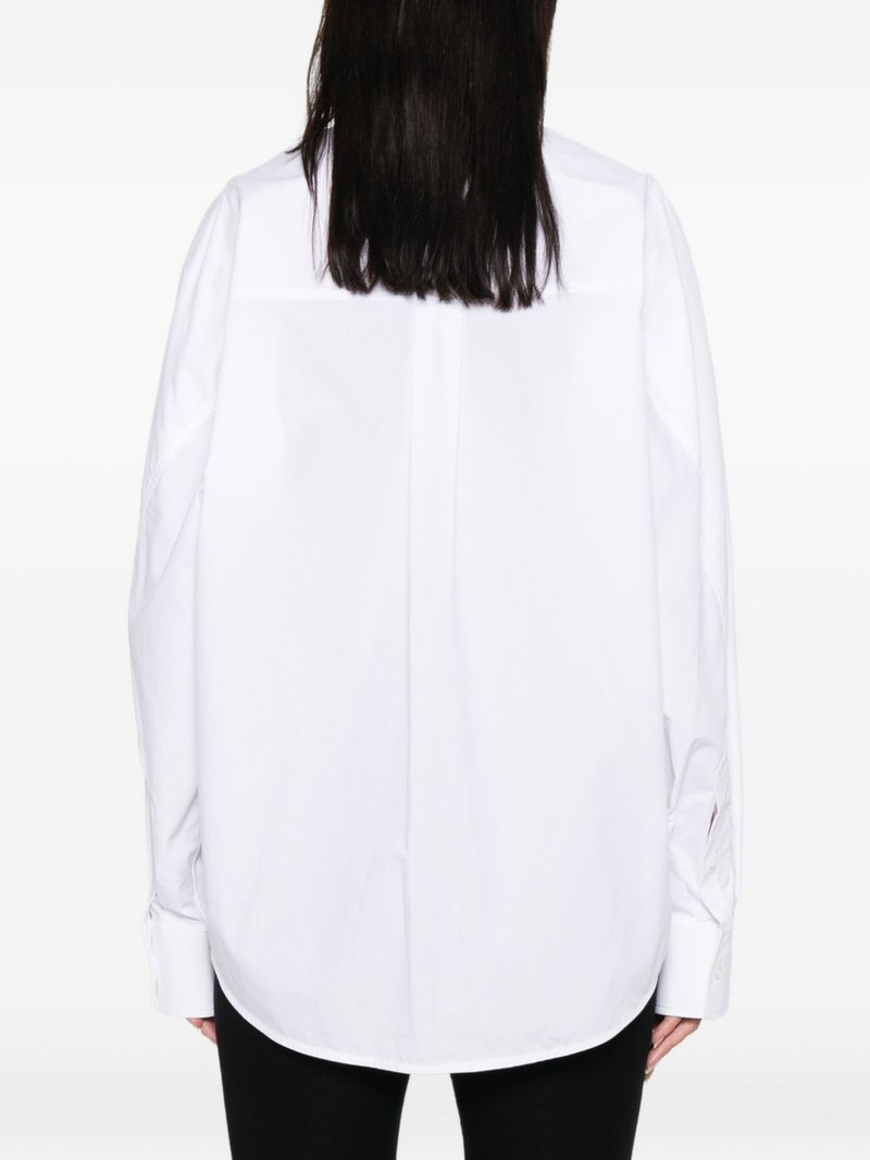 oversized-collar cotton shirt 4