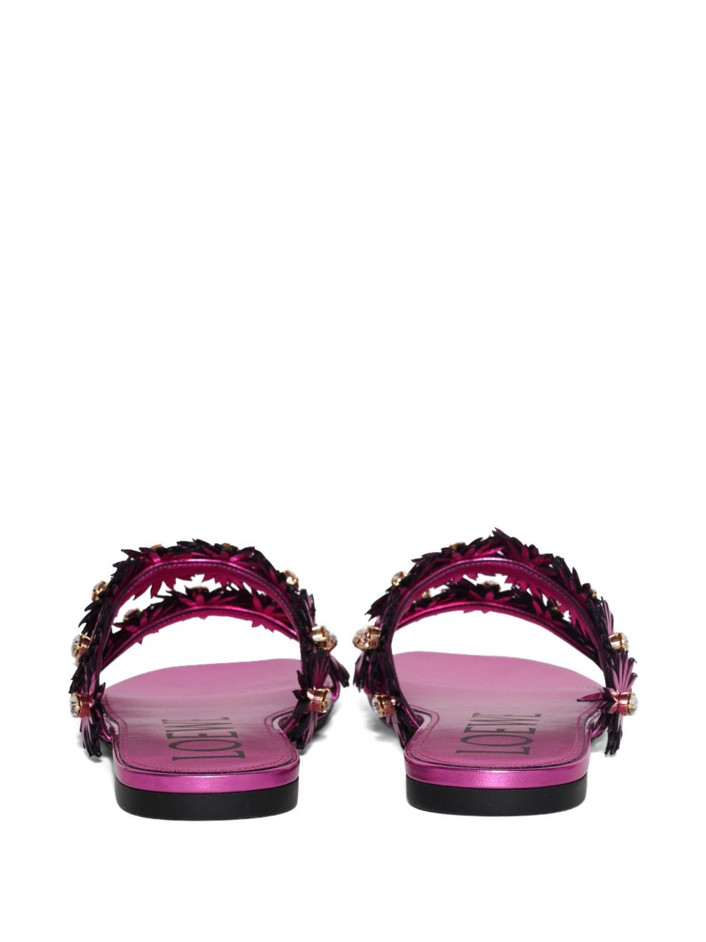 Petal flower -rystal sandals - 3
