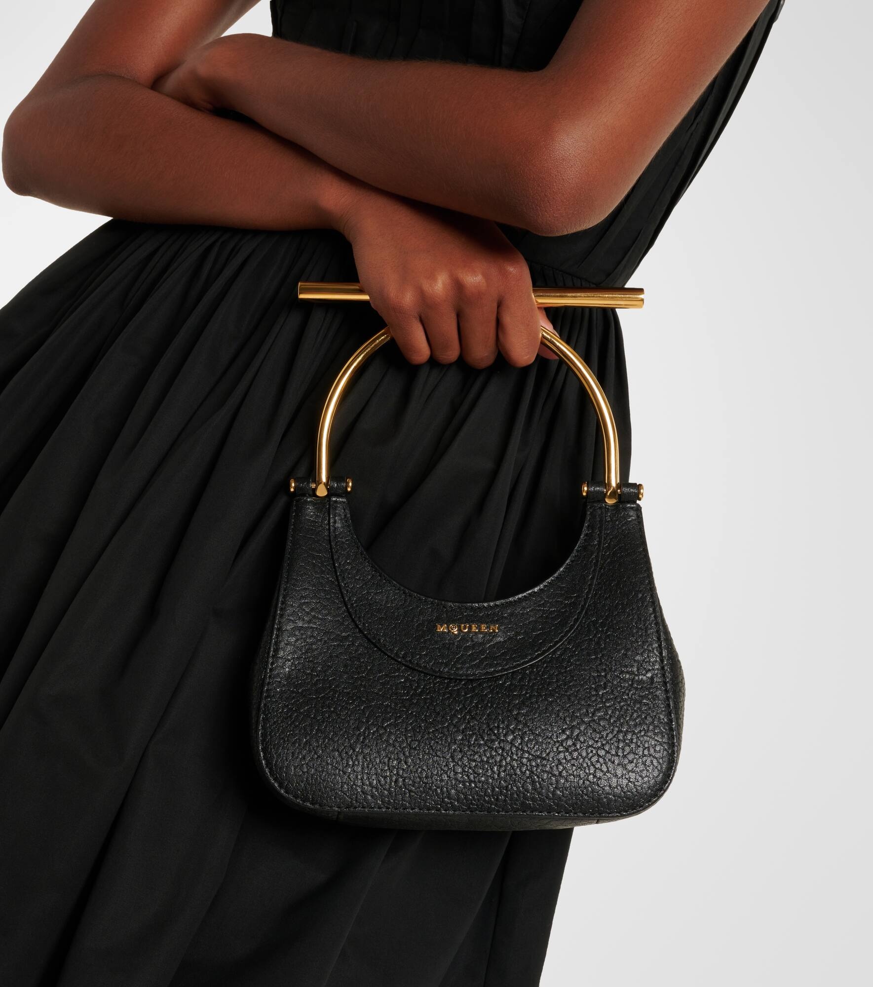 Cross-Bar Mini leather shoulder bag - 2