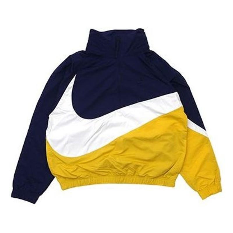 Nike ANORAK WOVEN Jacket YELLOWNAVY 'Blue Yellow White' AT4489-417 - 1