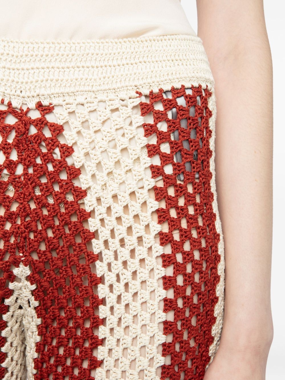 tricot-knit trousers - 5