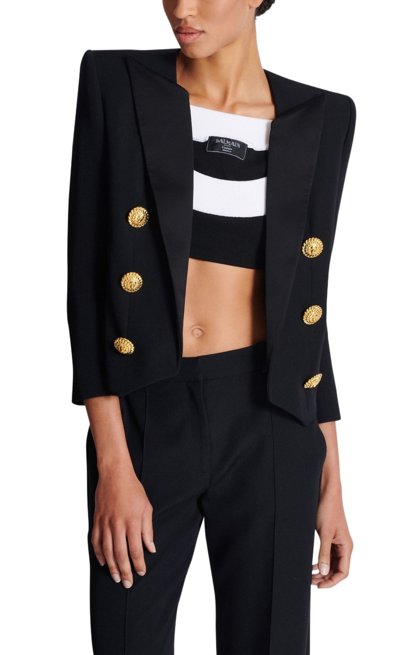 Edge-to-edge 6-button jacket - 6