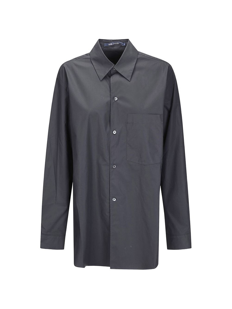 chest-pocket long-sleeved shirt 1
