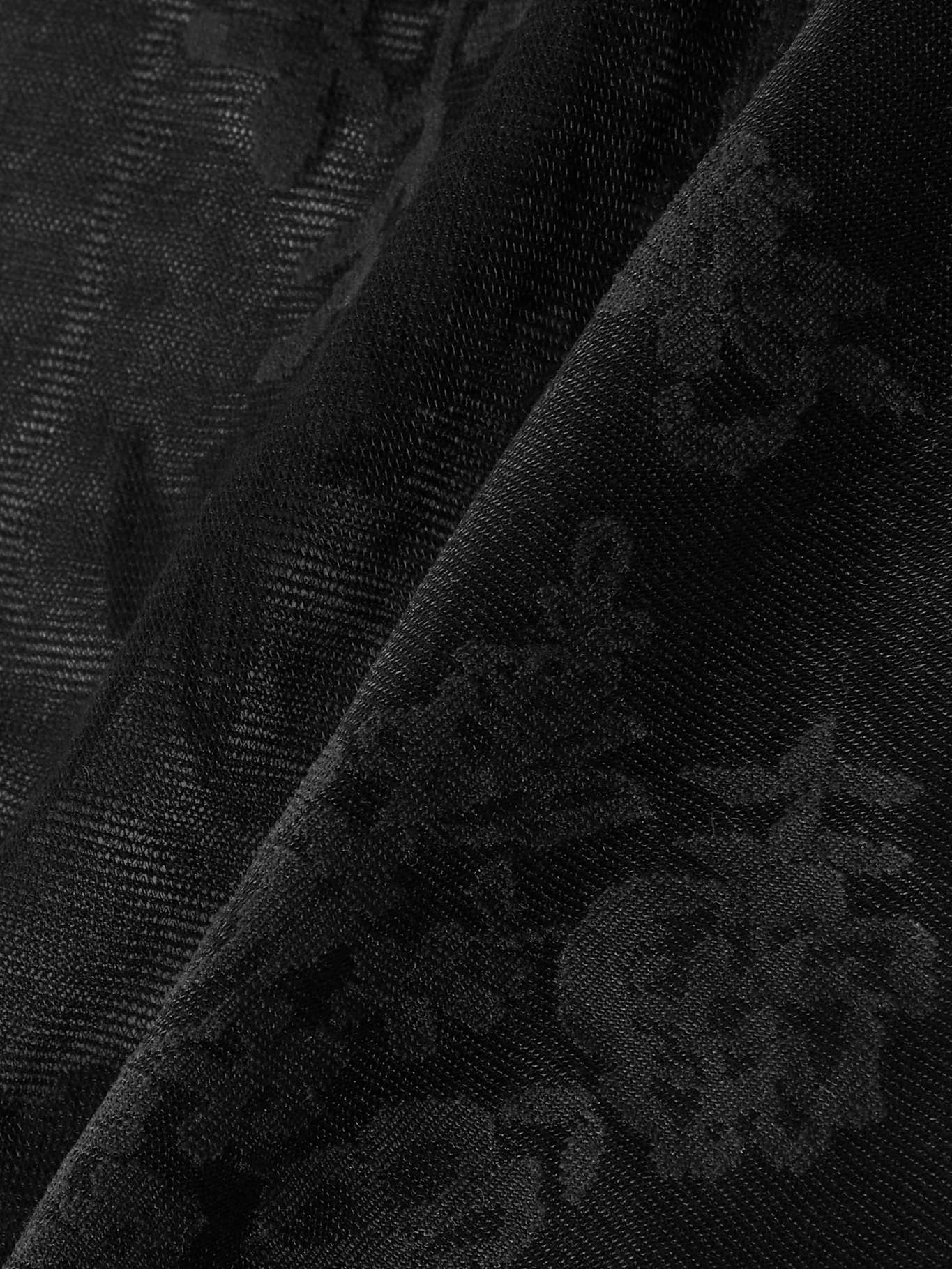 Stretch-lace tights Black - 4