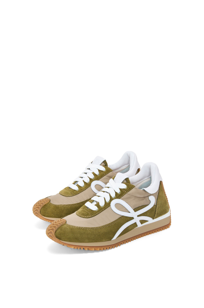 Loewe Flow runner in nylon and suede outlook