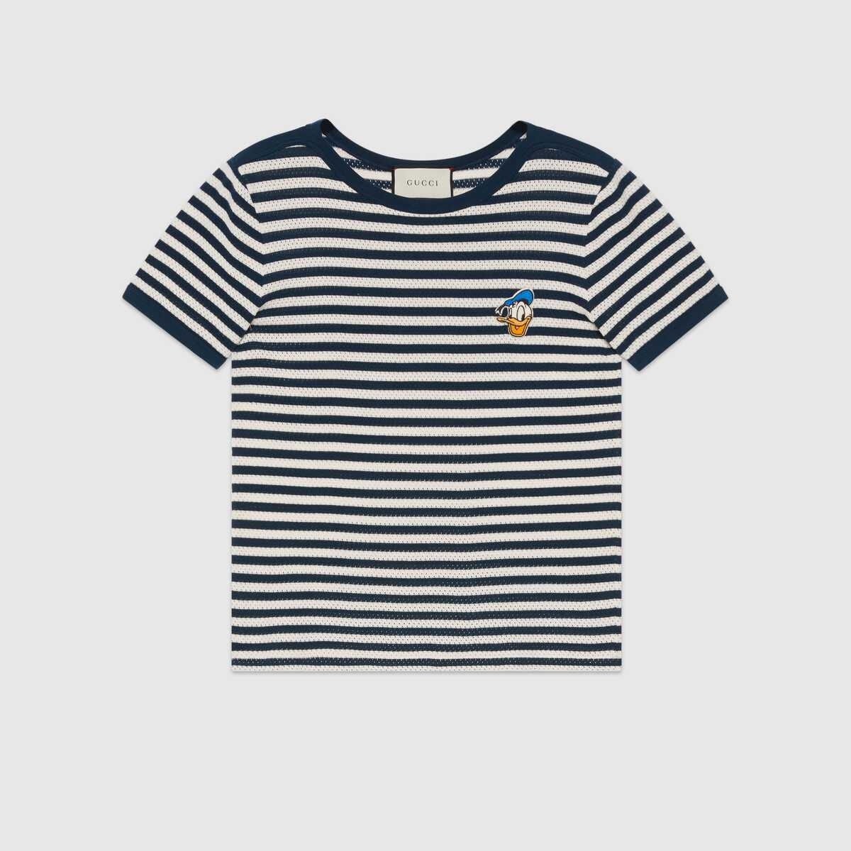 Disney x Gucci Donald Duck Striped T-shirt - 4