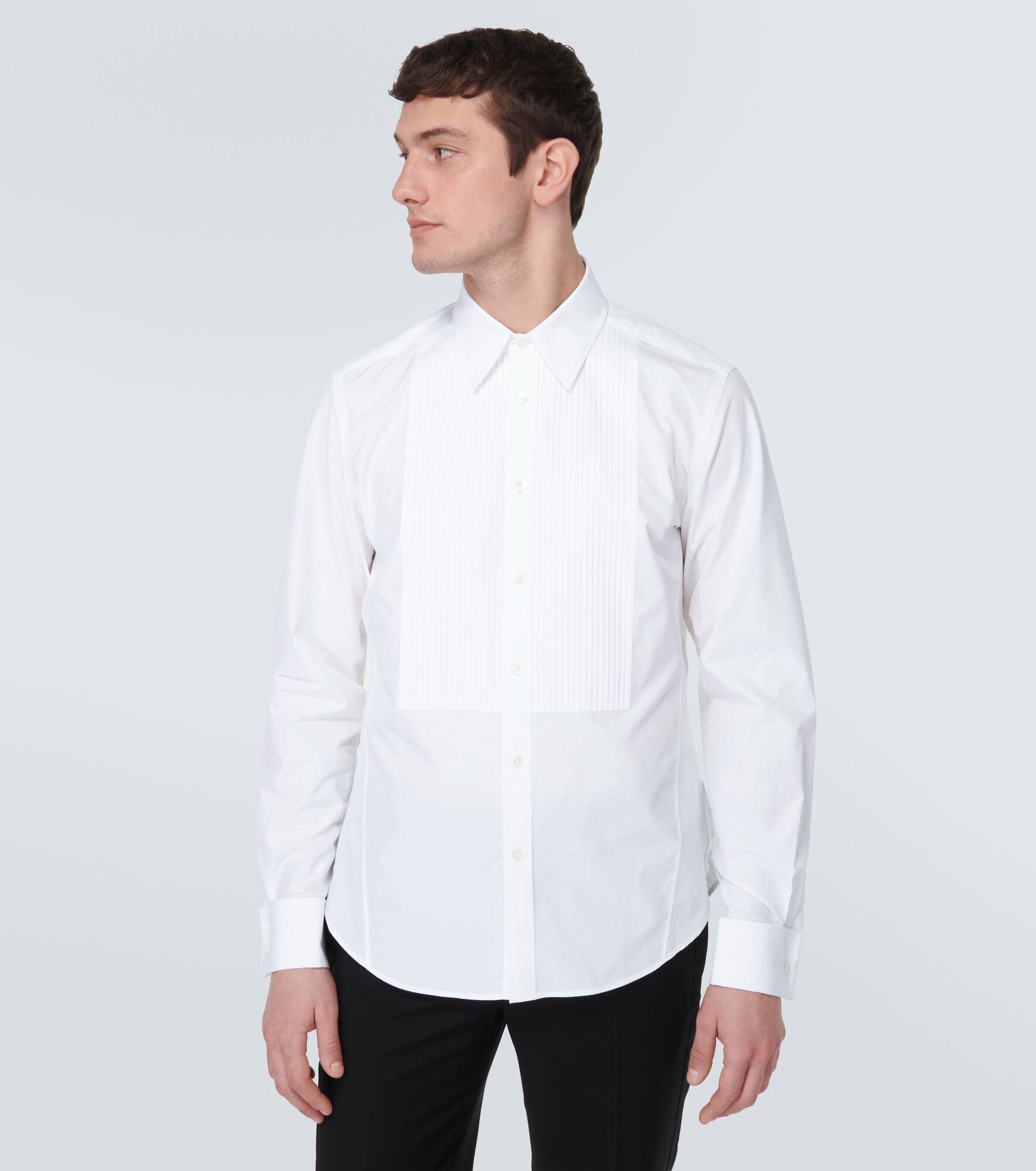 Cotton tuxedo shirt - 3