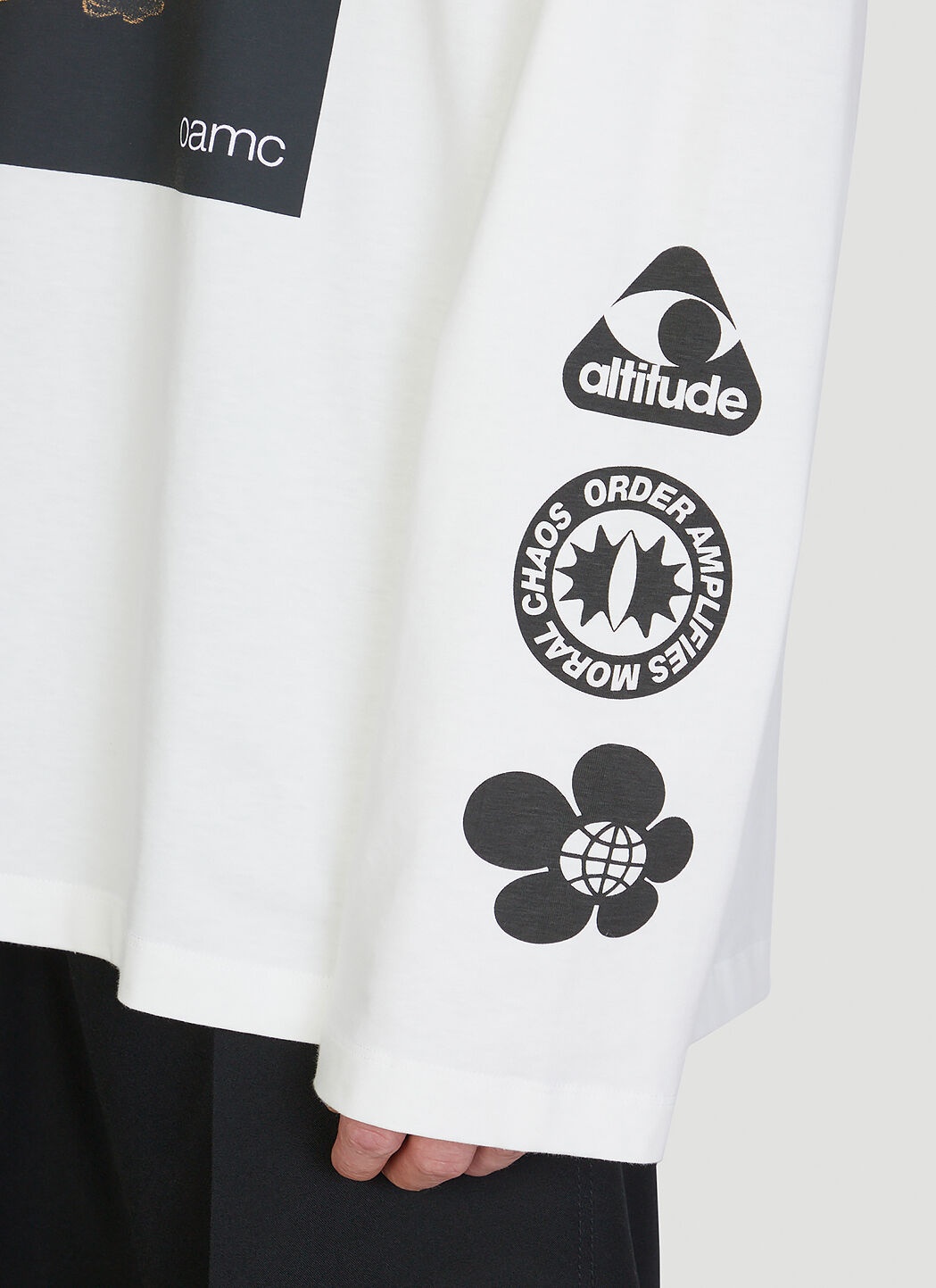 ★OAMC★ Oversized Flora T-shirt Black 23E28OAJ18COT00727001 1177428_00.png.png