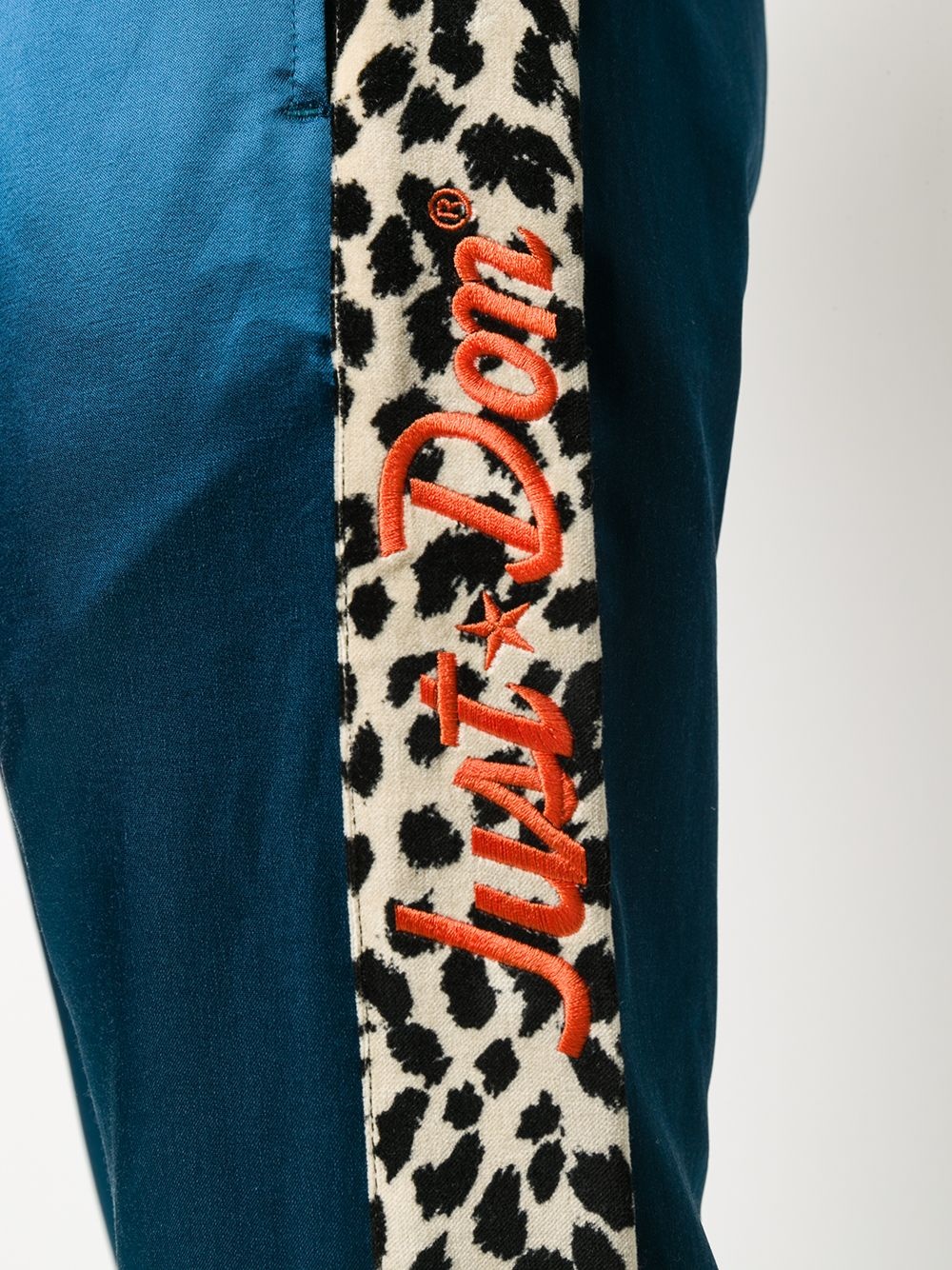contrast-stripe track pants - 5
