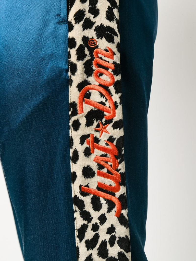 contrast-stripe track pants 5