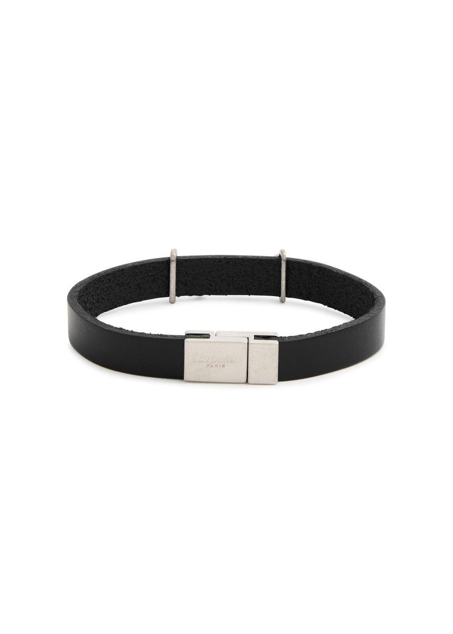 Logo leather bracelet - 3