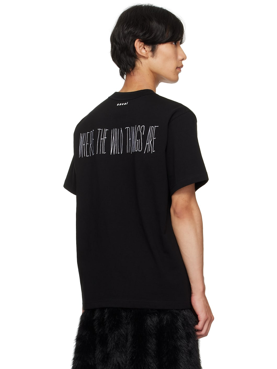 Black 'Where The Wild Things Are' Cotton T-shirt - 3