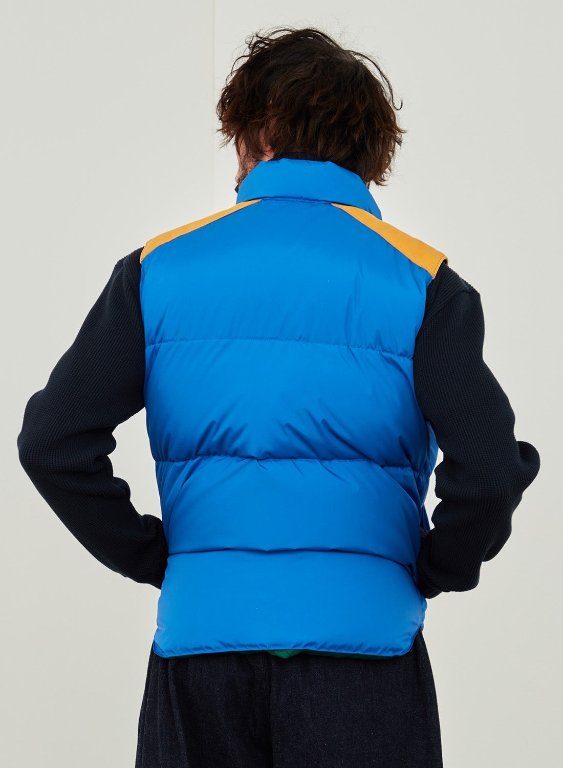 Rocky Mountain Featherbed x Nigel Cabourn Down Vest Clip in Blue - 5