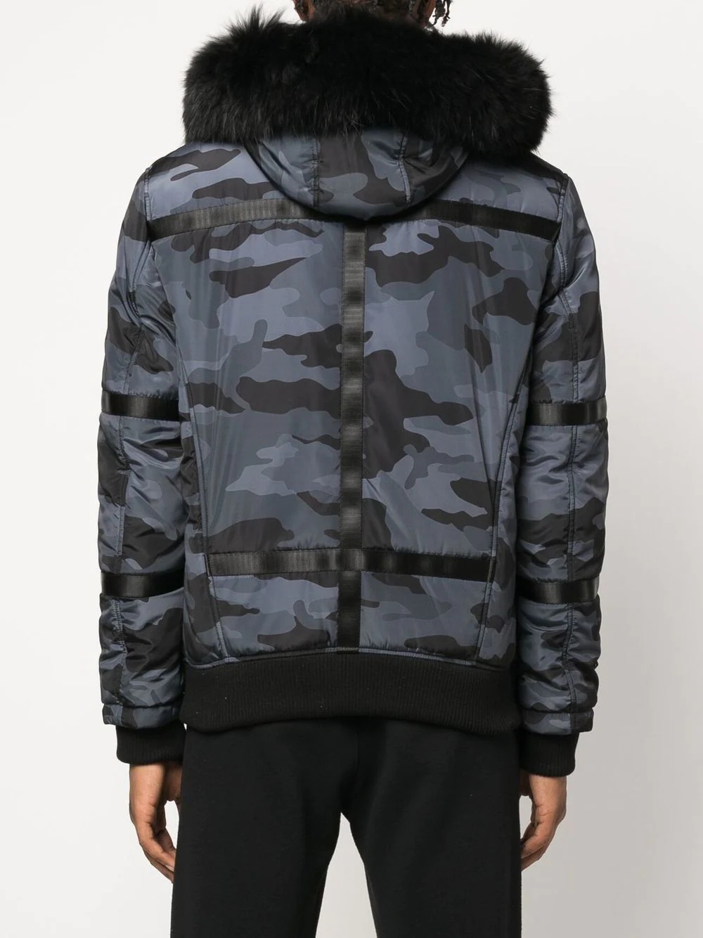 camouflage-print padded jacket - 4