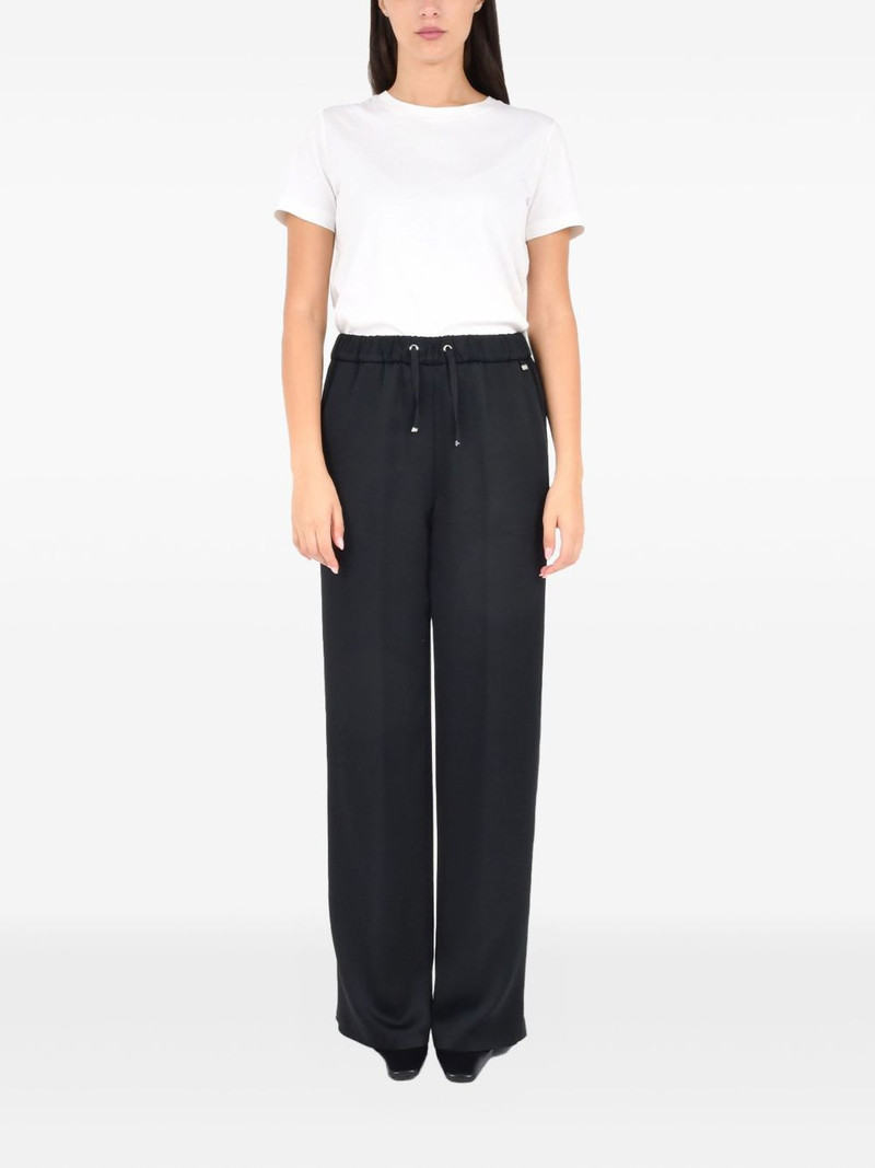 Herno drawstring straight-leg trousers outlook
