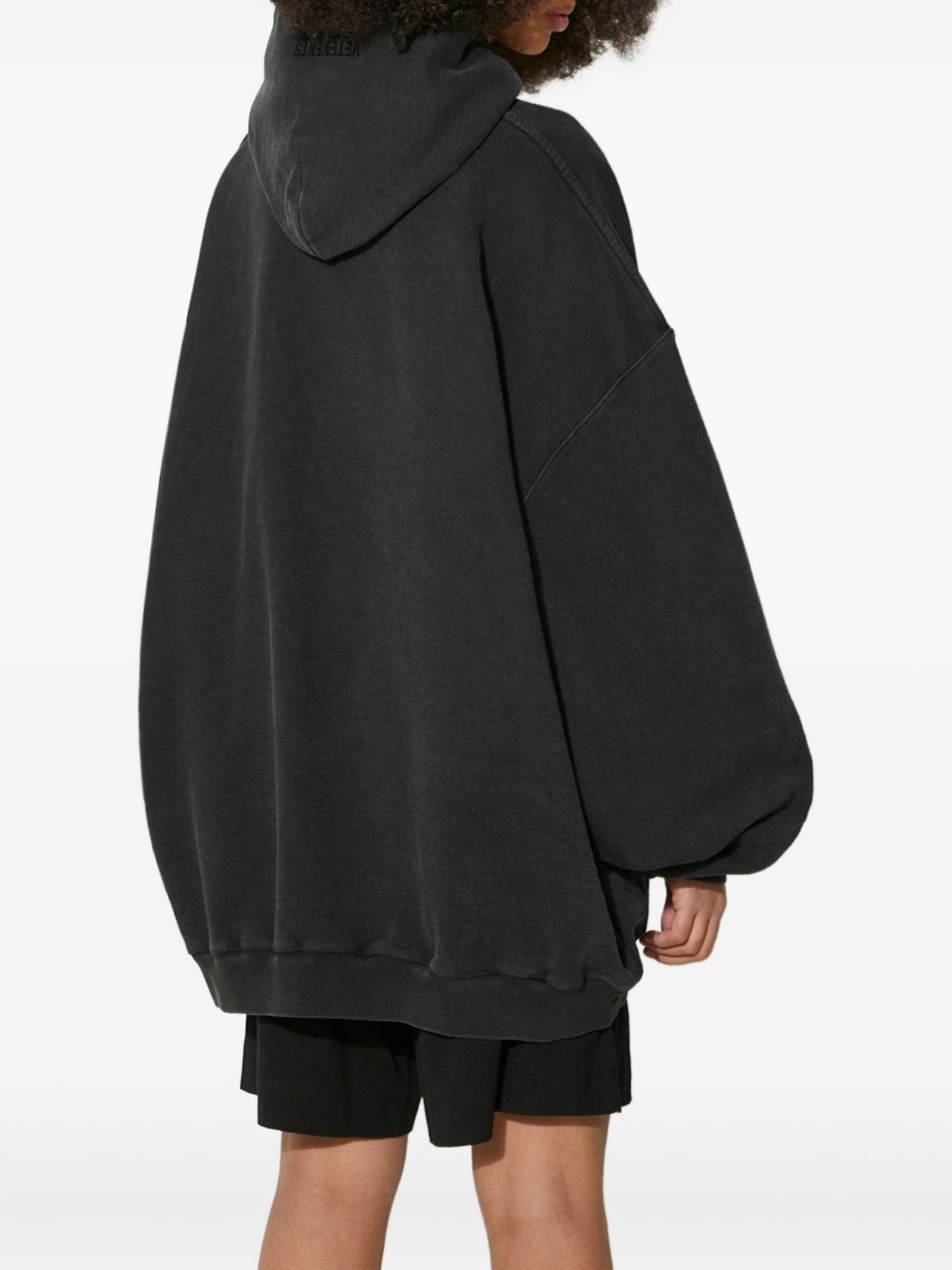 logo-embroidered hoodie - 5