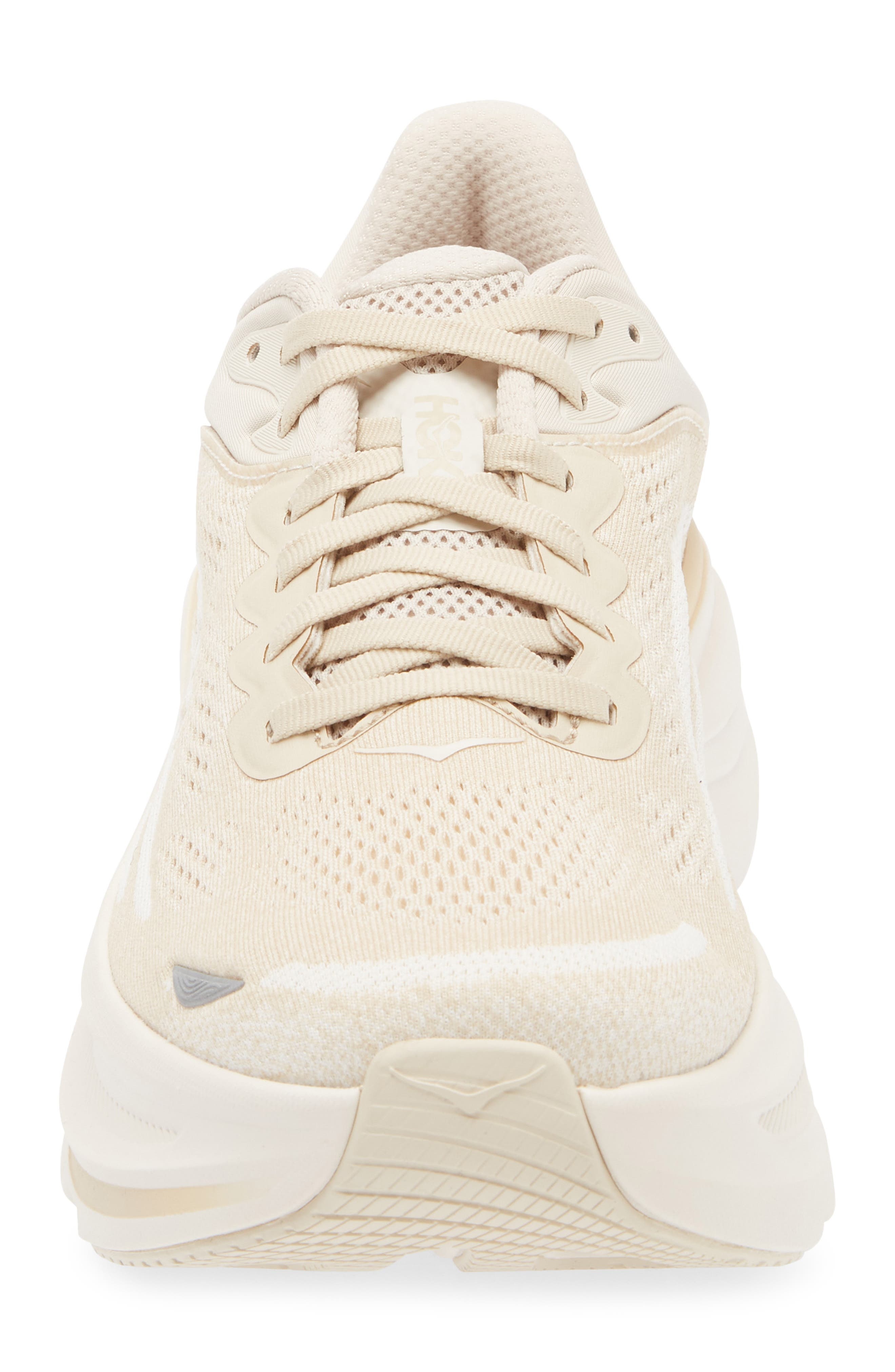 HOKA Bondi 9 Running Shoe in Oatmeal /Oat Milk at Nordstrom - 4