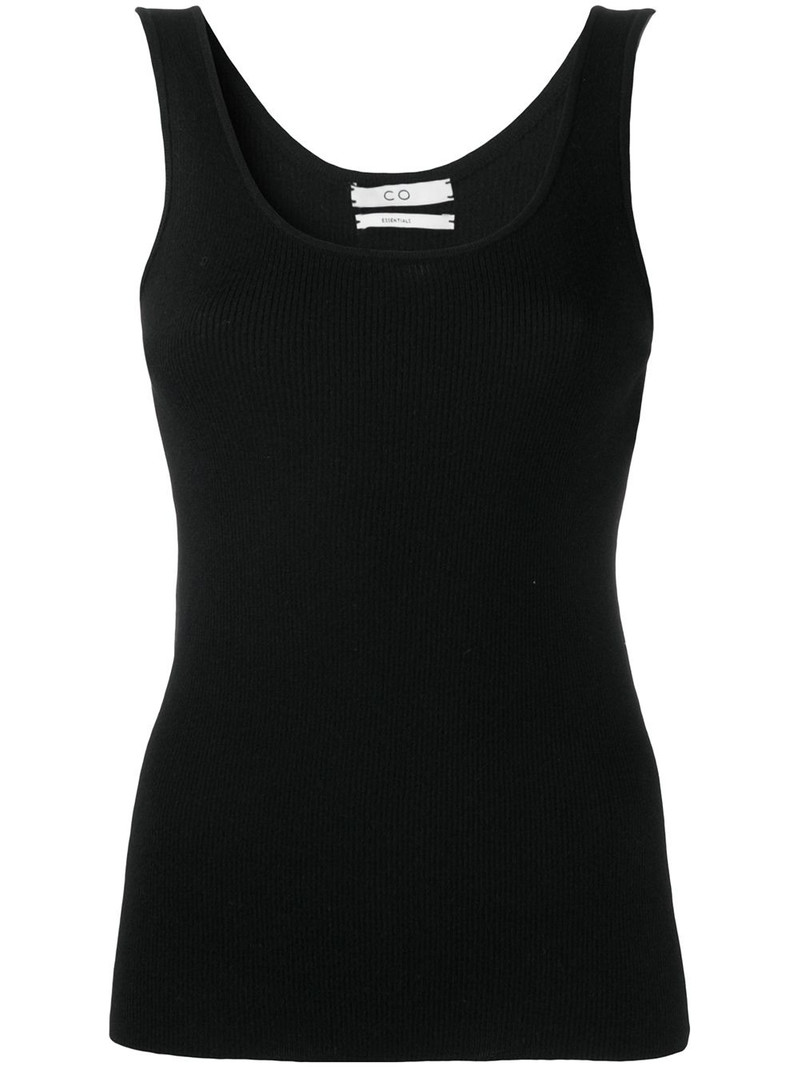 slim-fit knitted tank top 1