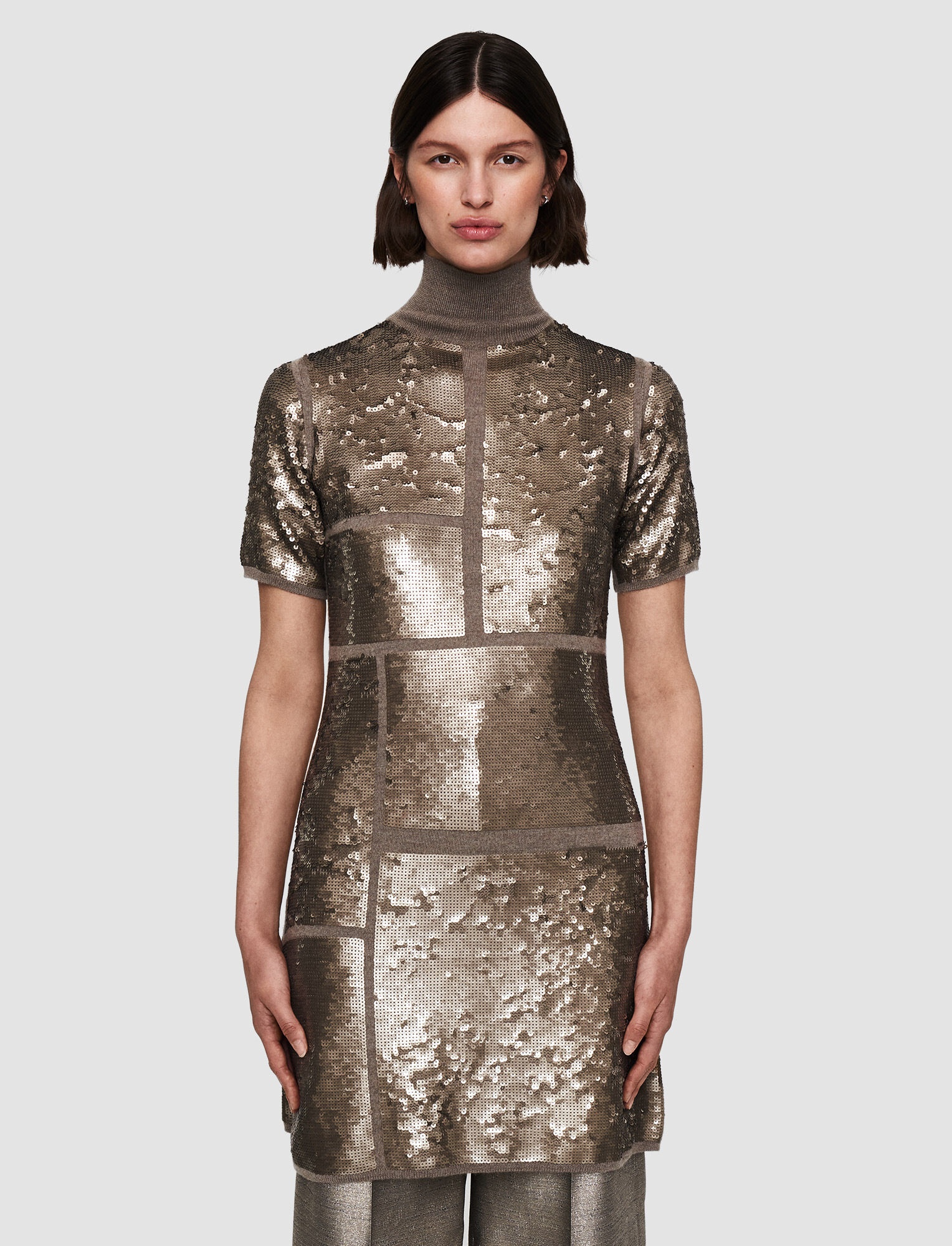 Sequins Knit Dress - 3