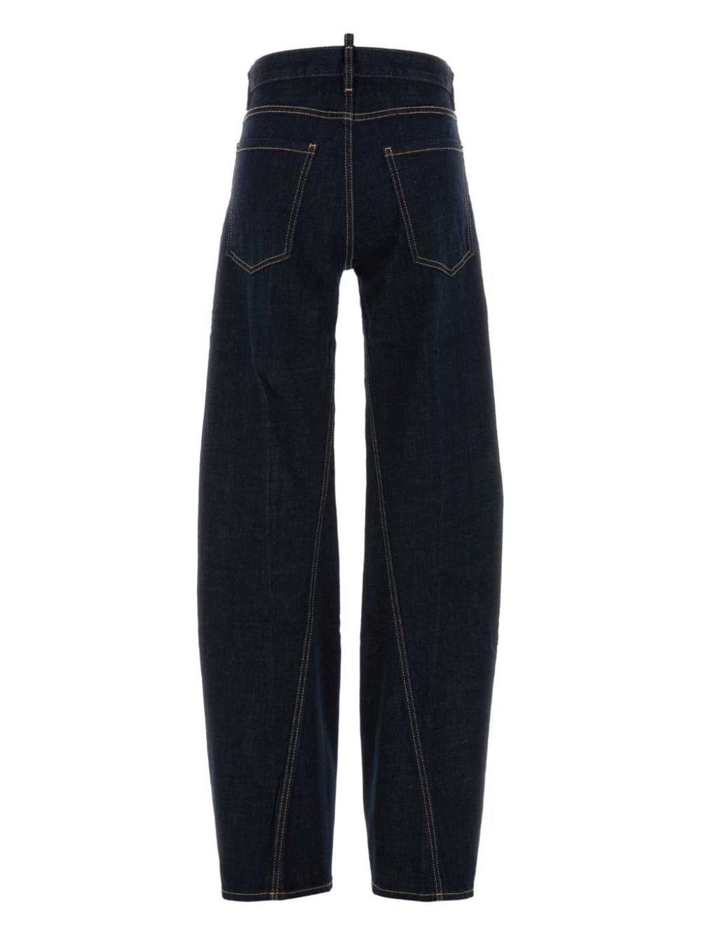 wide-leg cotton-blend jeans - 2