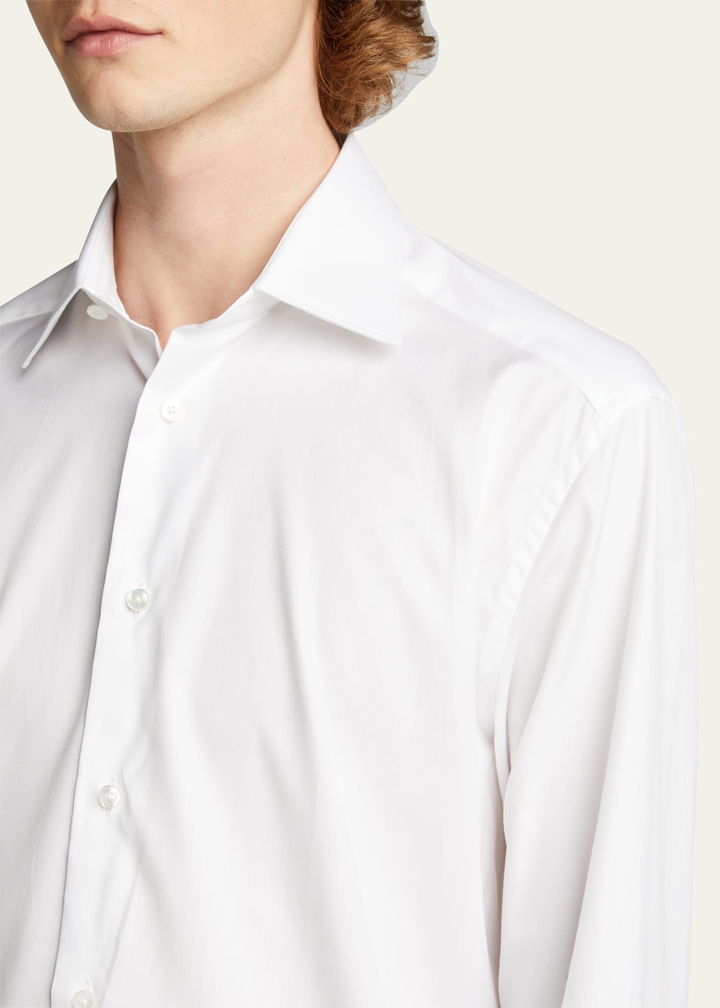 Men's Trofeo Solid Regular-Fit Dress Shirt - 5