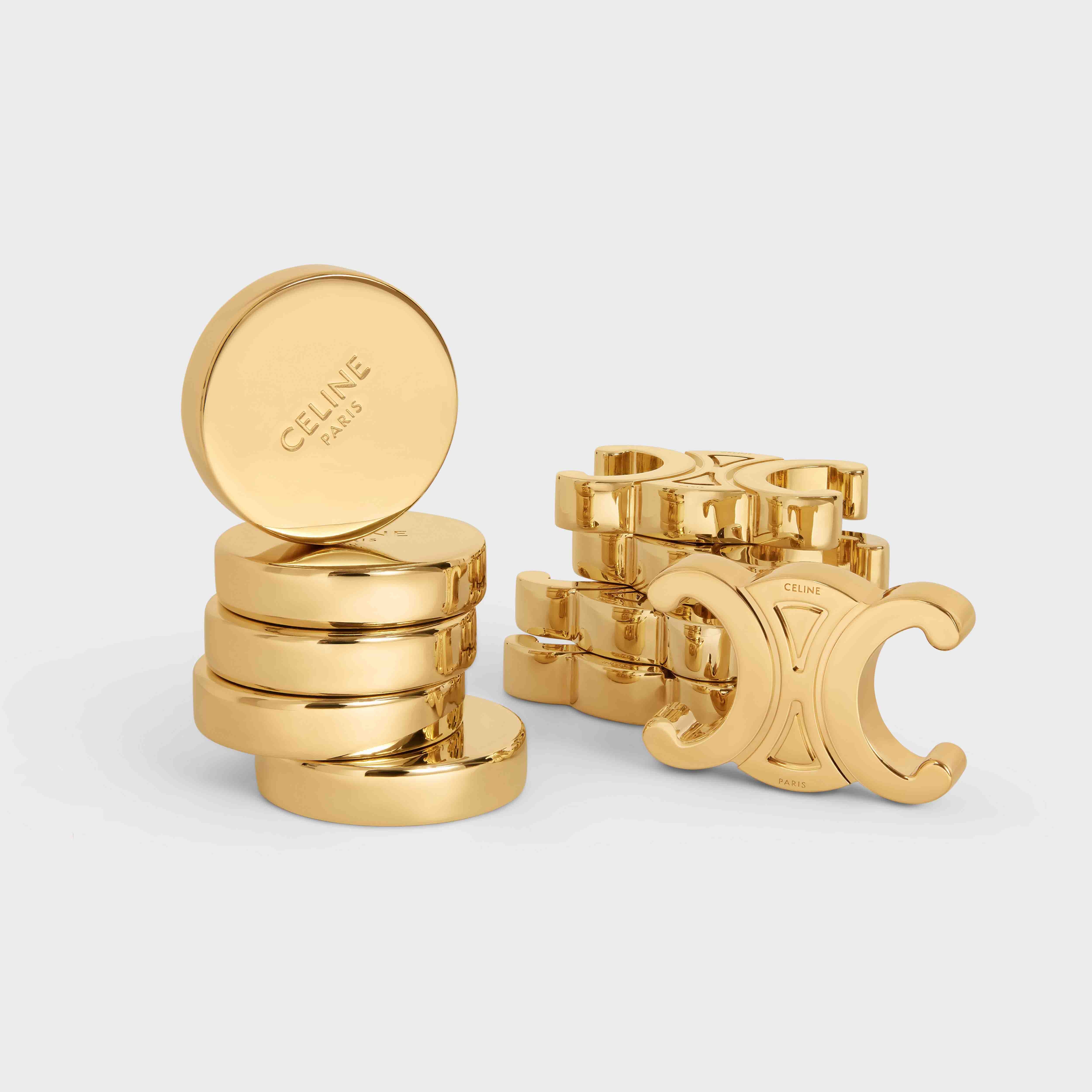 Tic Tac Toe in calfskin and brass - 3
