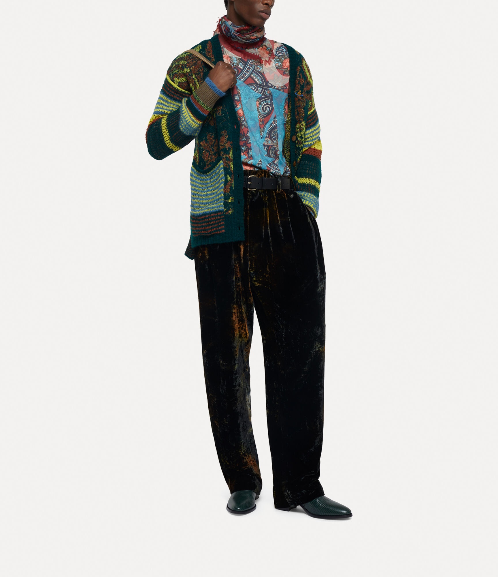 BLURRY OVERSIZED CARDIGAN - 2