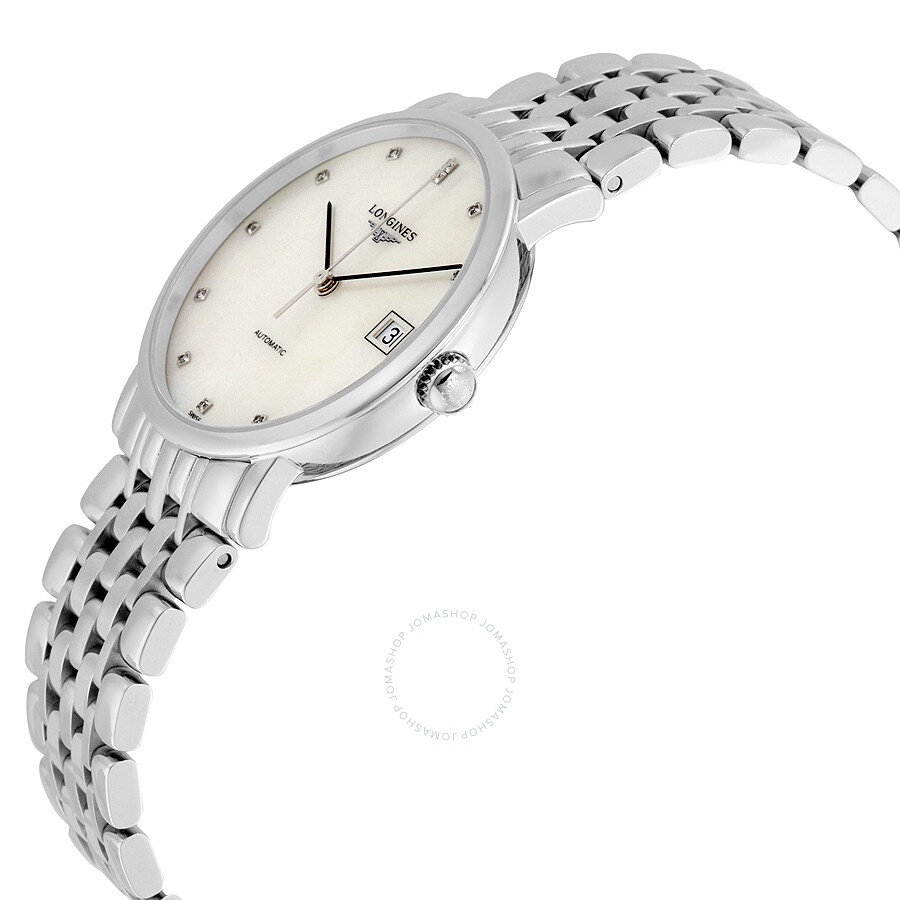 Longines Elegant Automatic Mother of Pearl Ladies Watch L4.809.4.87.6 - 2