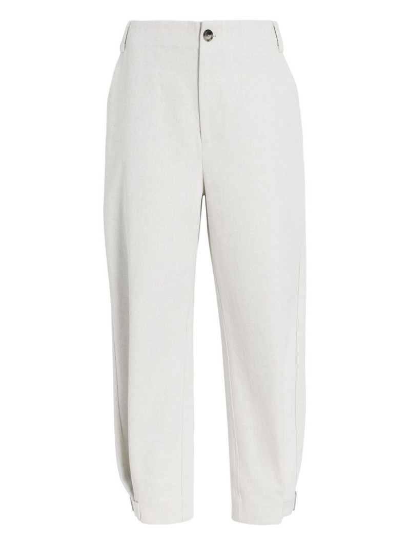 Kay button-fastening balloon trousers 1