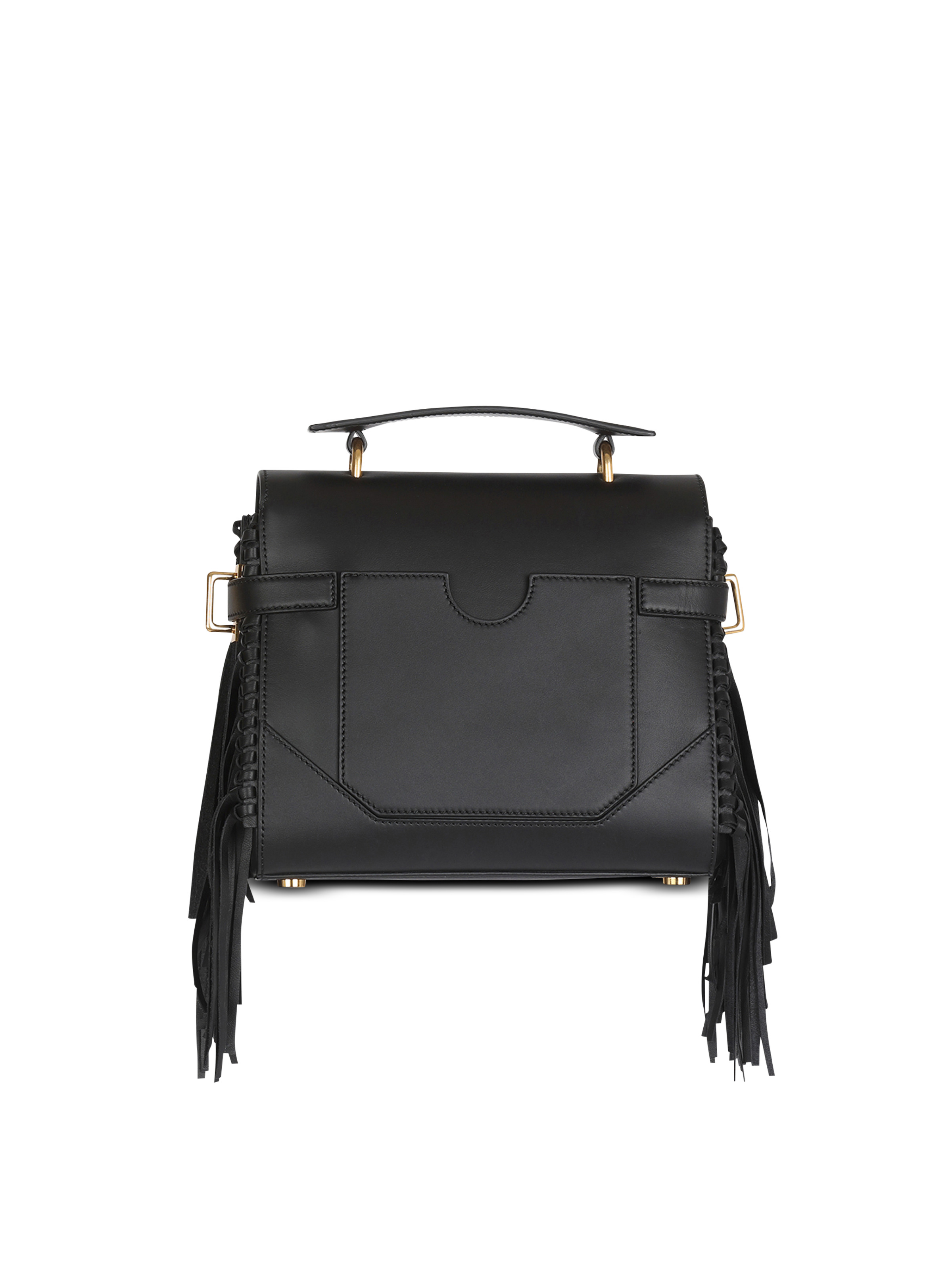 Smooth leather B-Buzz 23 bag with fringe - 3