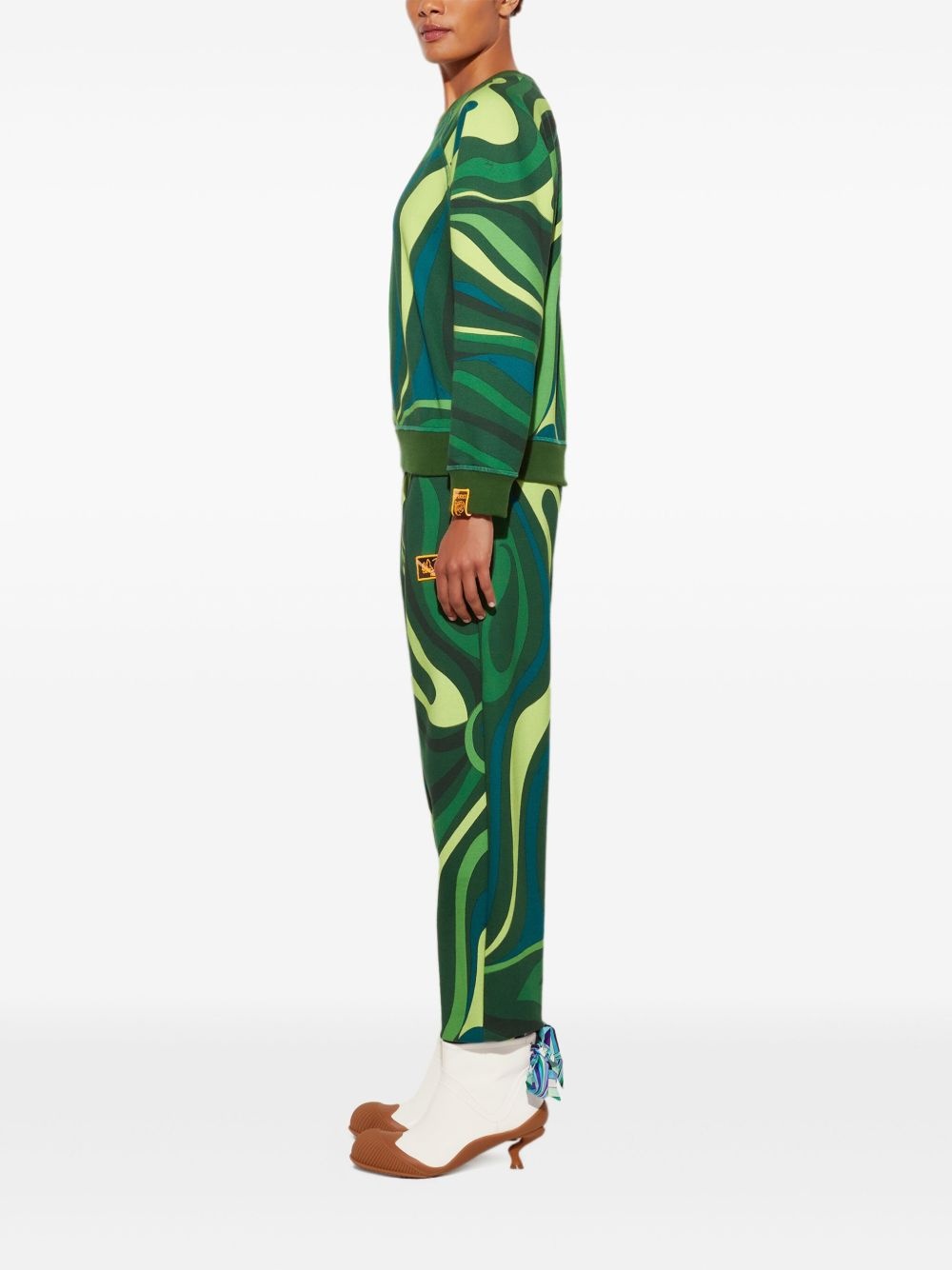 Marmo-print sweatshirt - 3