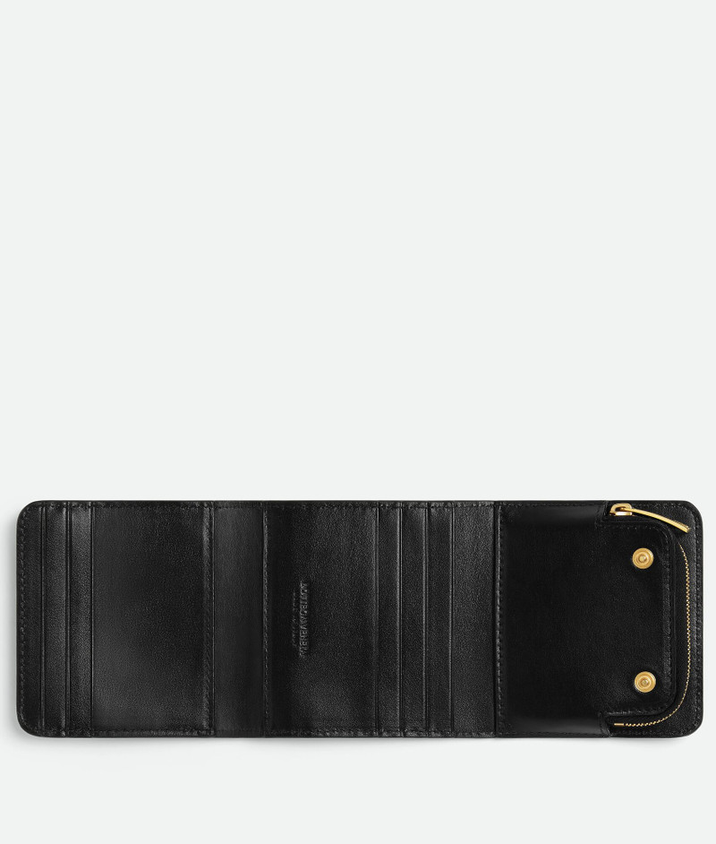 Bottega Veneta Intrecciato Compact Tri-Fold Wallet outlook