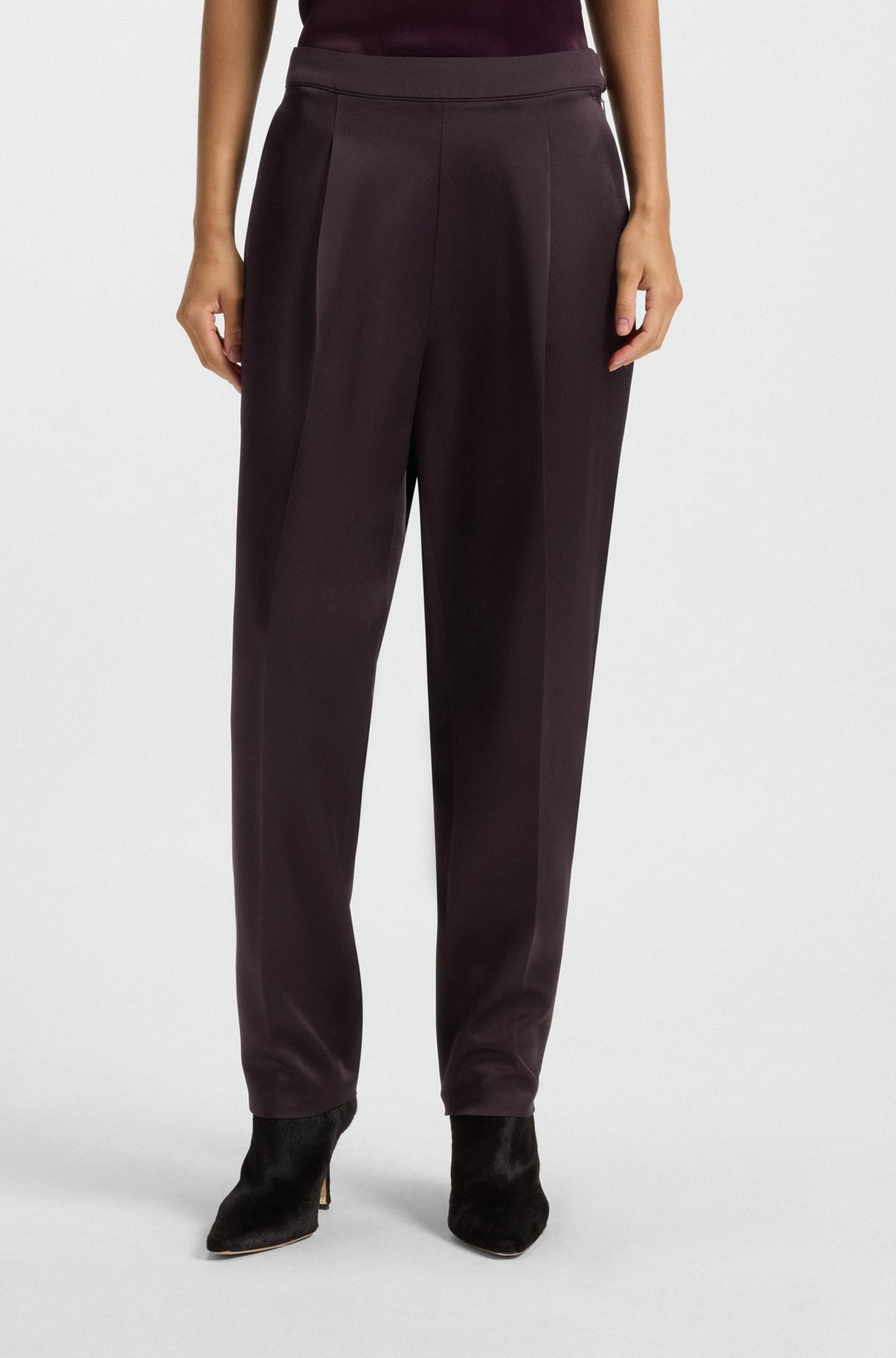 REGULAR-FIT TROUSERS WITH TAPERED LEG - 2