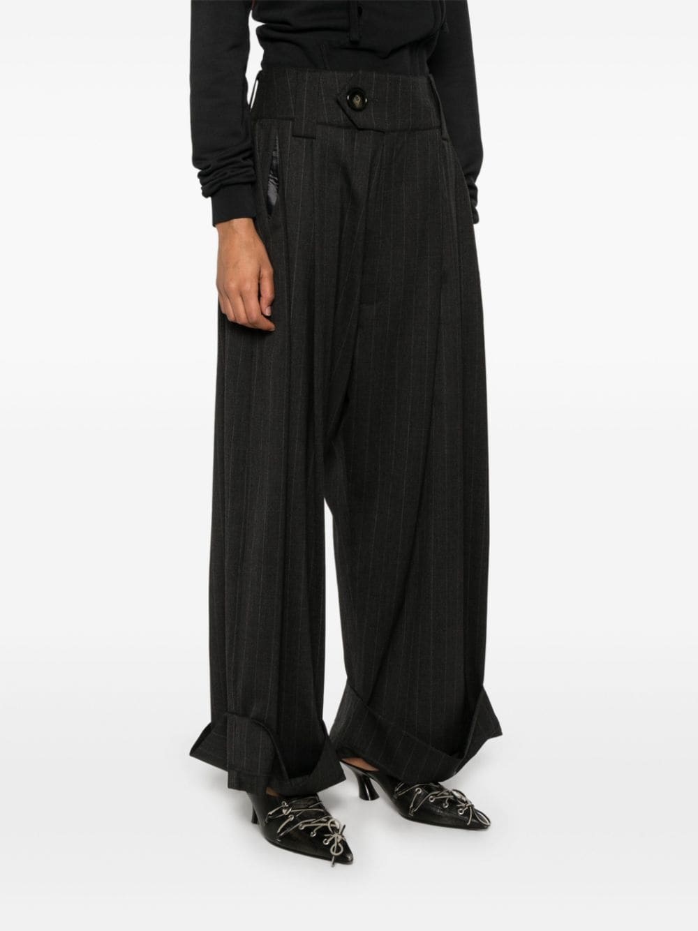 pinstripe trousers - 3