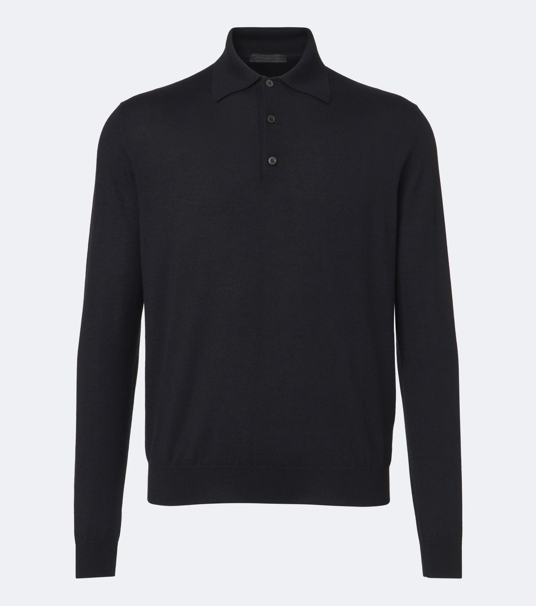 Cashmere and silk polo sweater - 1