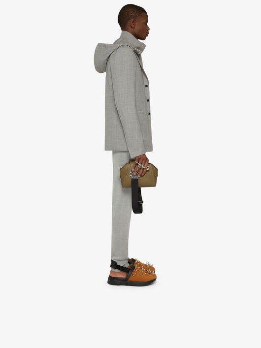 SHIRT IN WOOL WITH FUNNEL NECK - 3