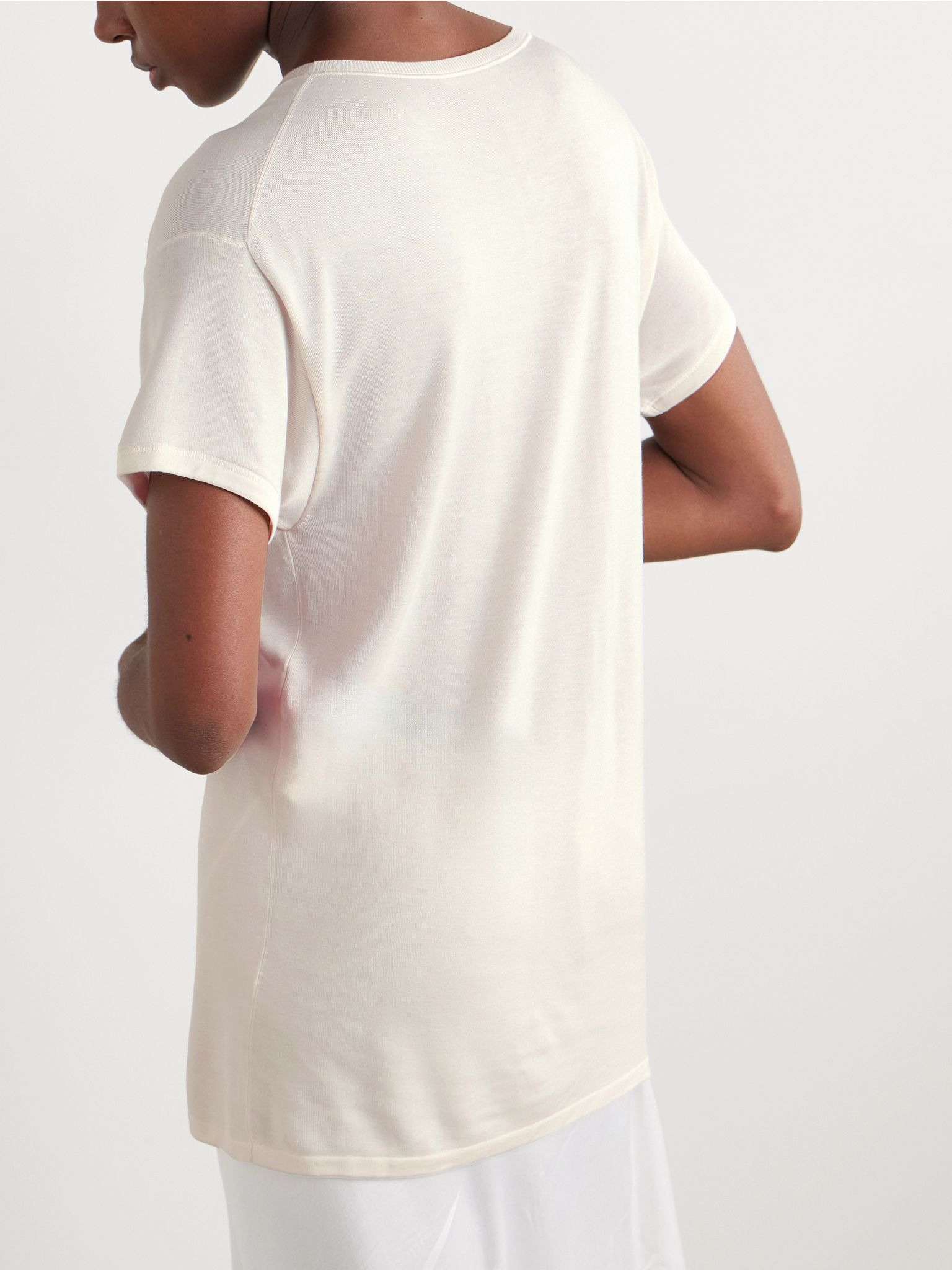 Kota jersey T-shirt Ivory - 4