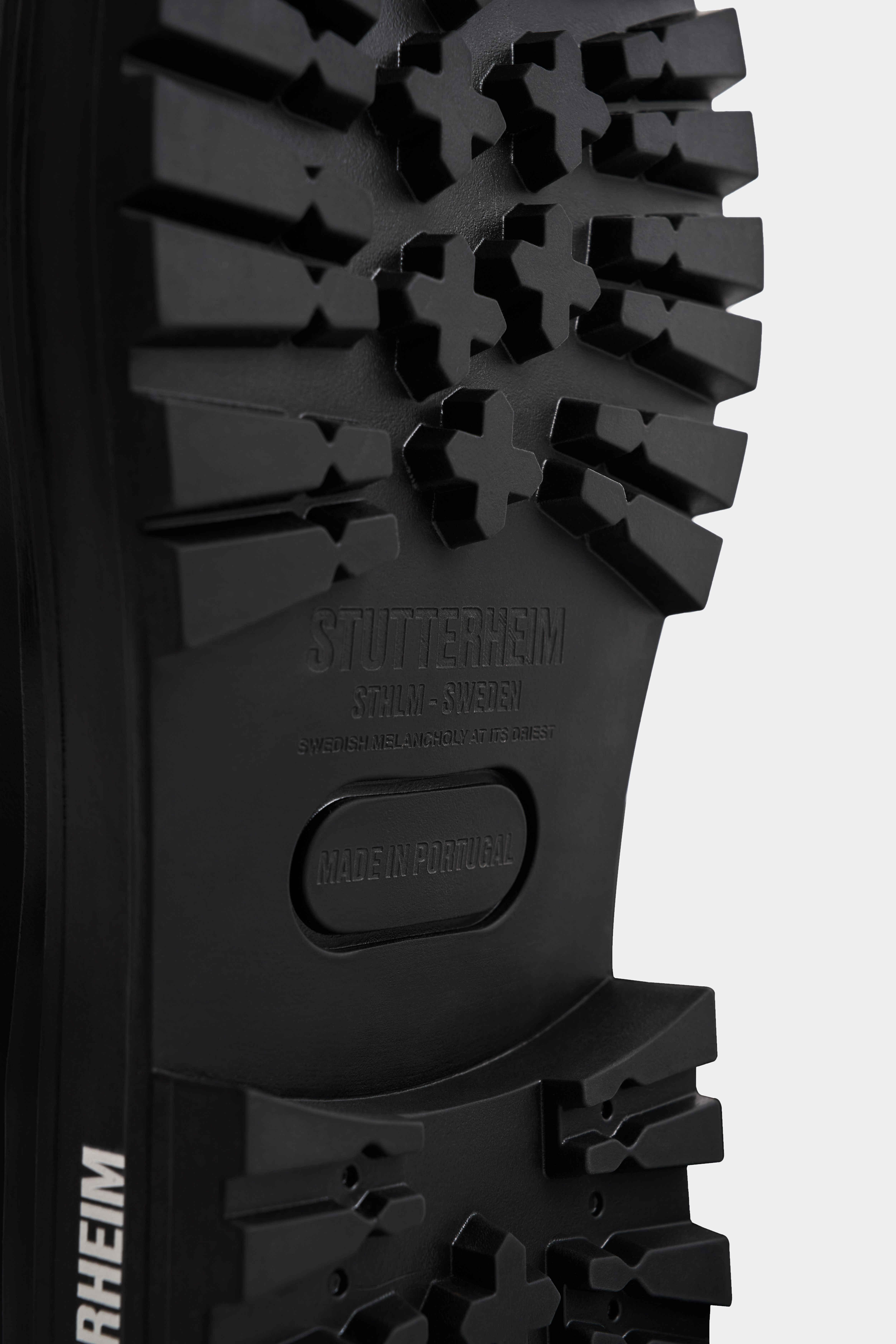 High Walker Leather Boots Black - 6
